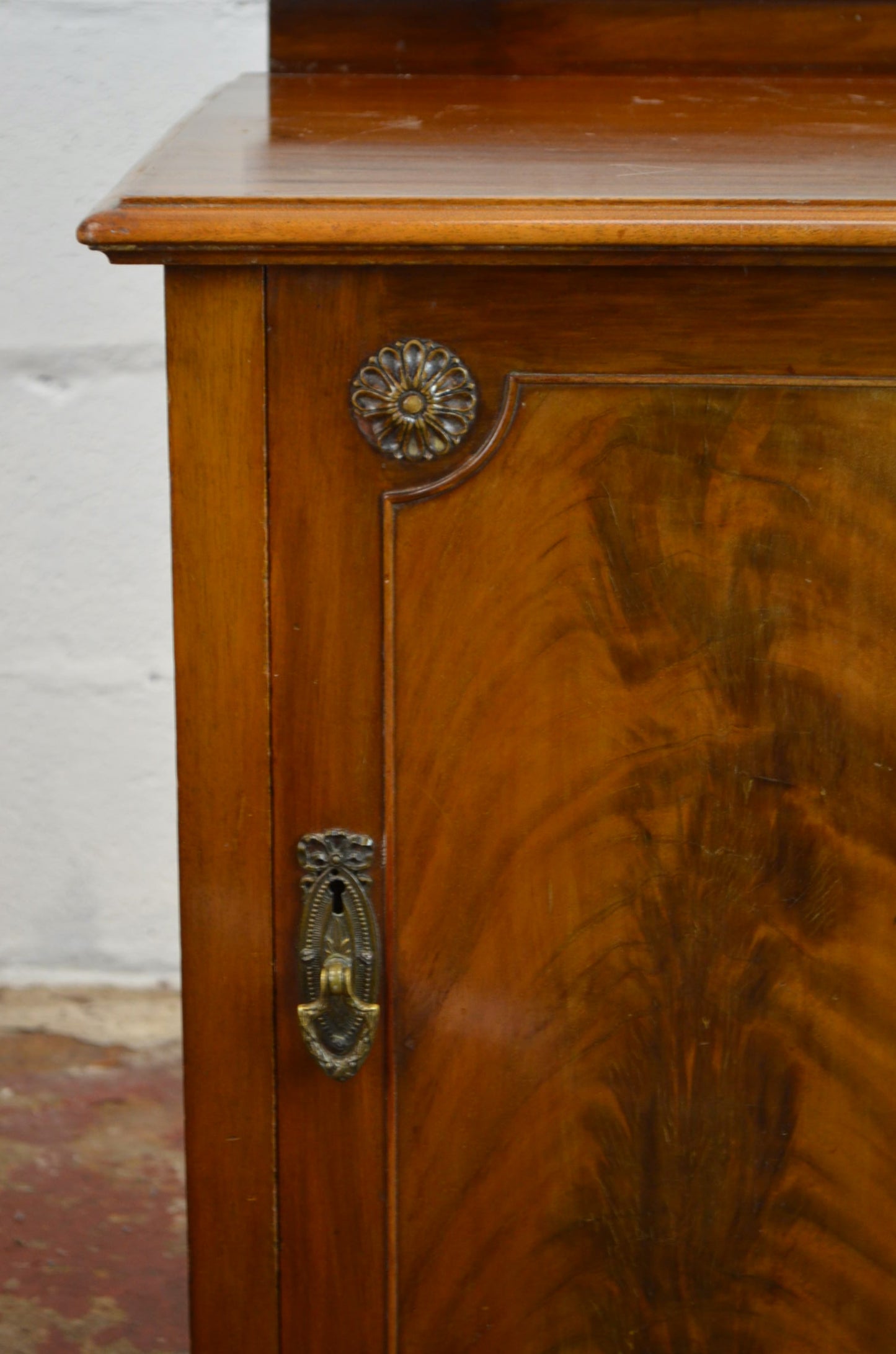 An Edwardian Mahogany Bedside Cabinet