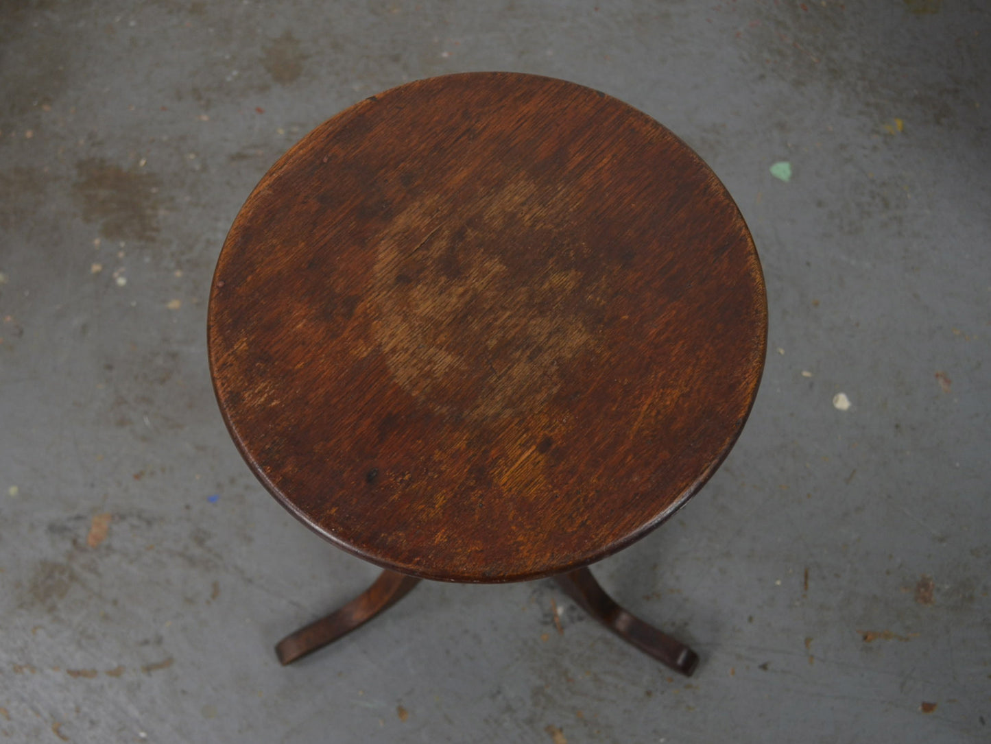 Antique Oak Country Cottage Wine Table