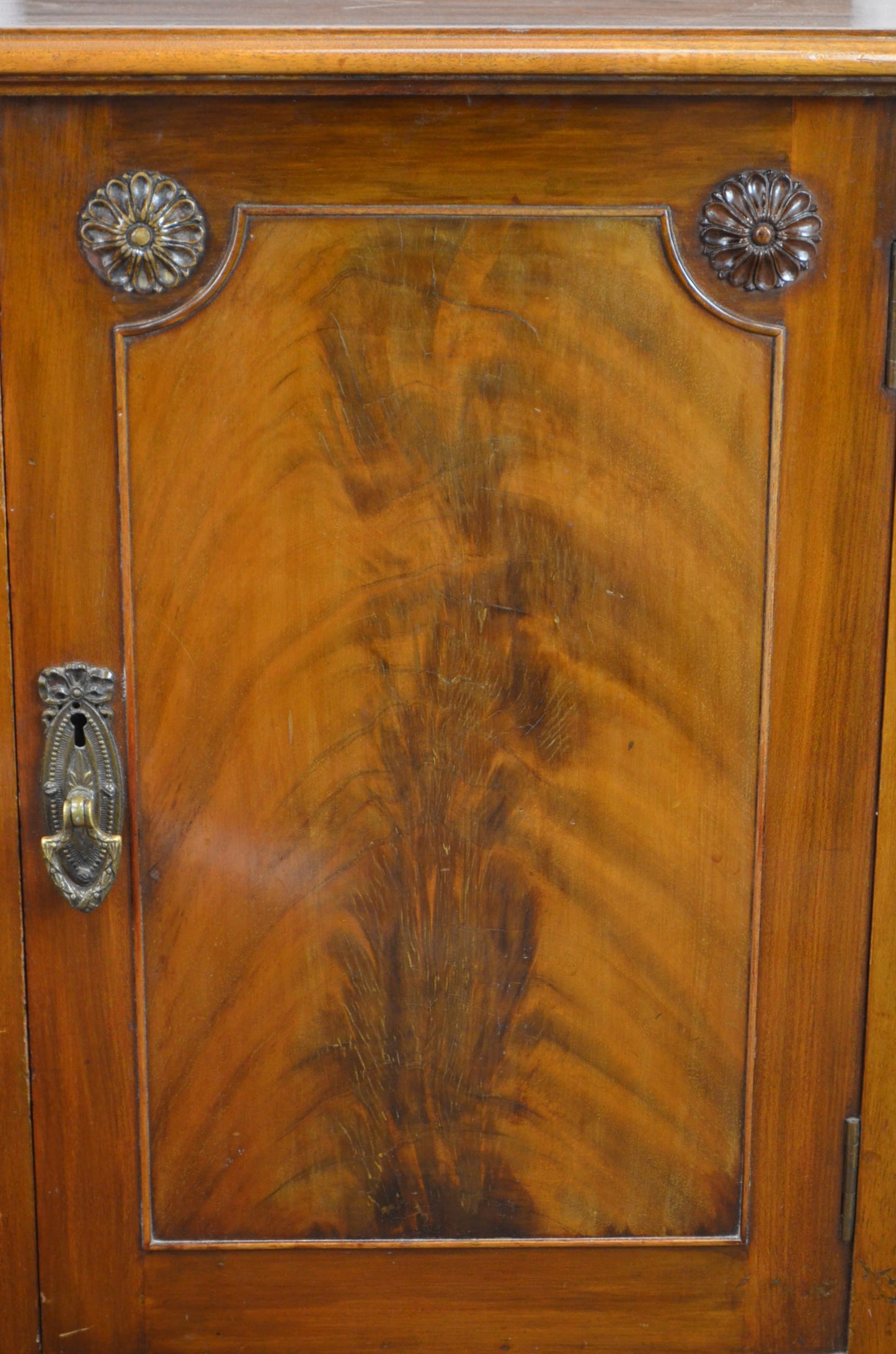 An Edwardian Mahogany Bedside Cabinet