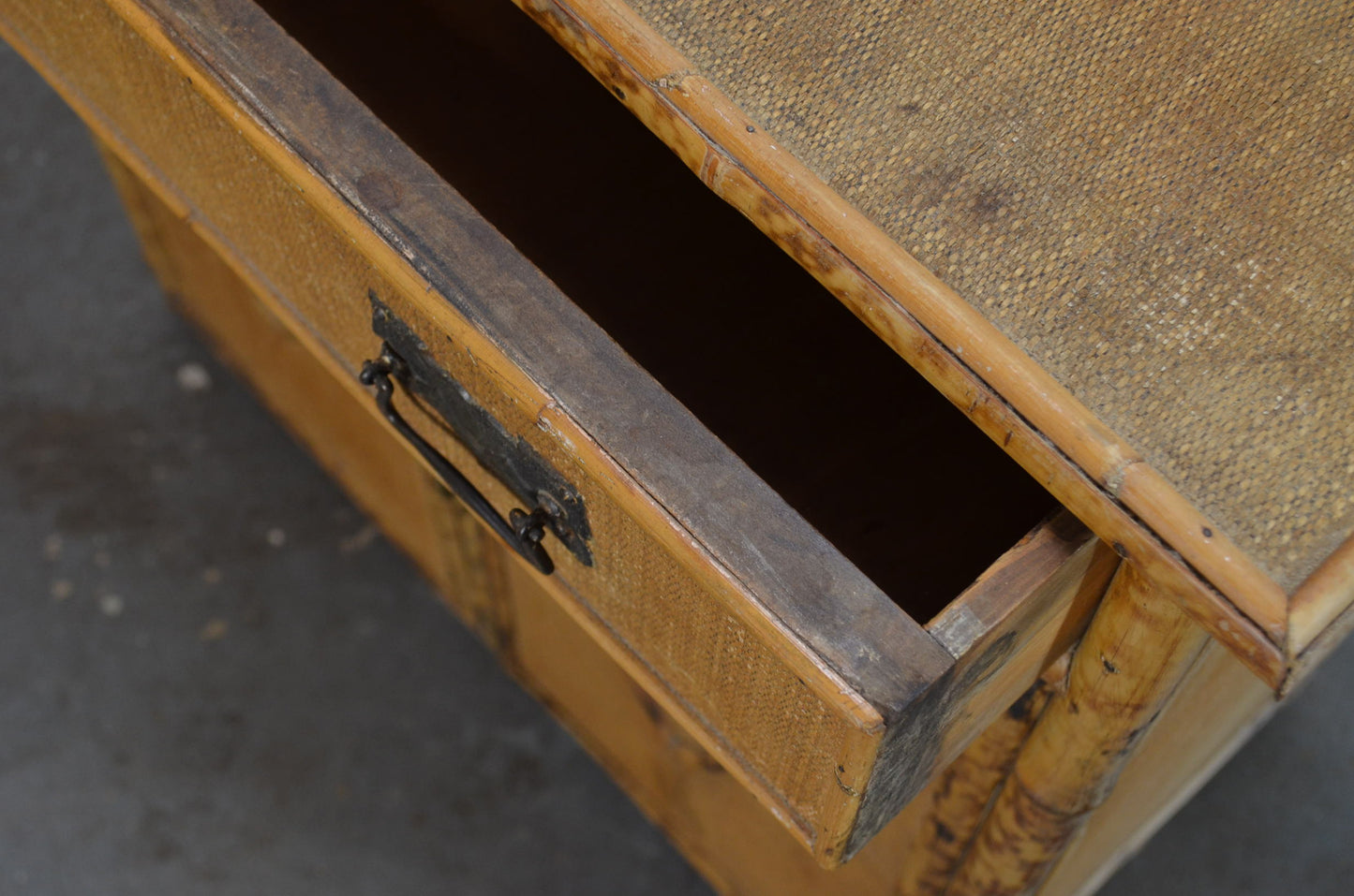 Antique Aesthetic Movement Bamboo Cupboard