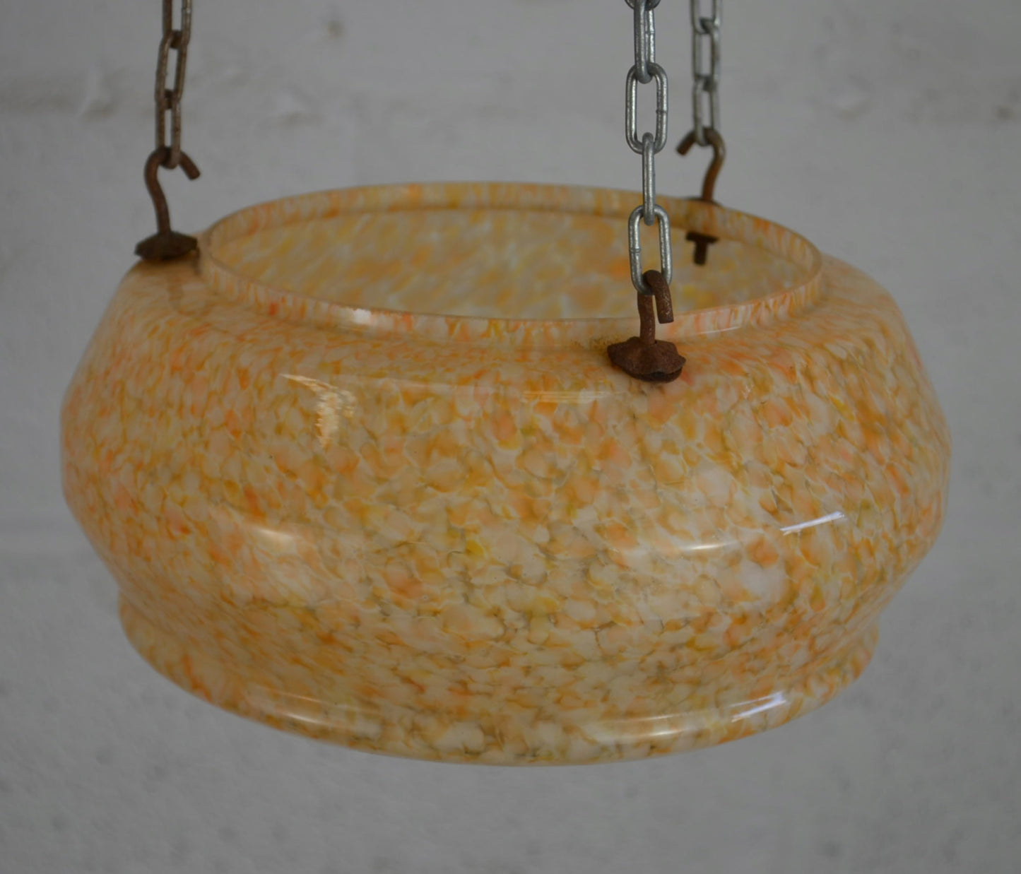 Near Pair Of Vintage Ceiling Pendant Lights (fly catcher)