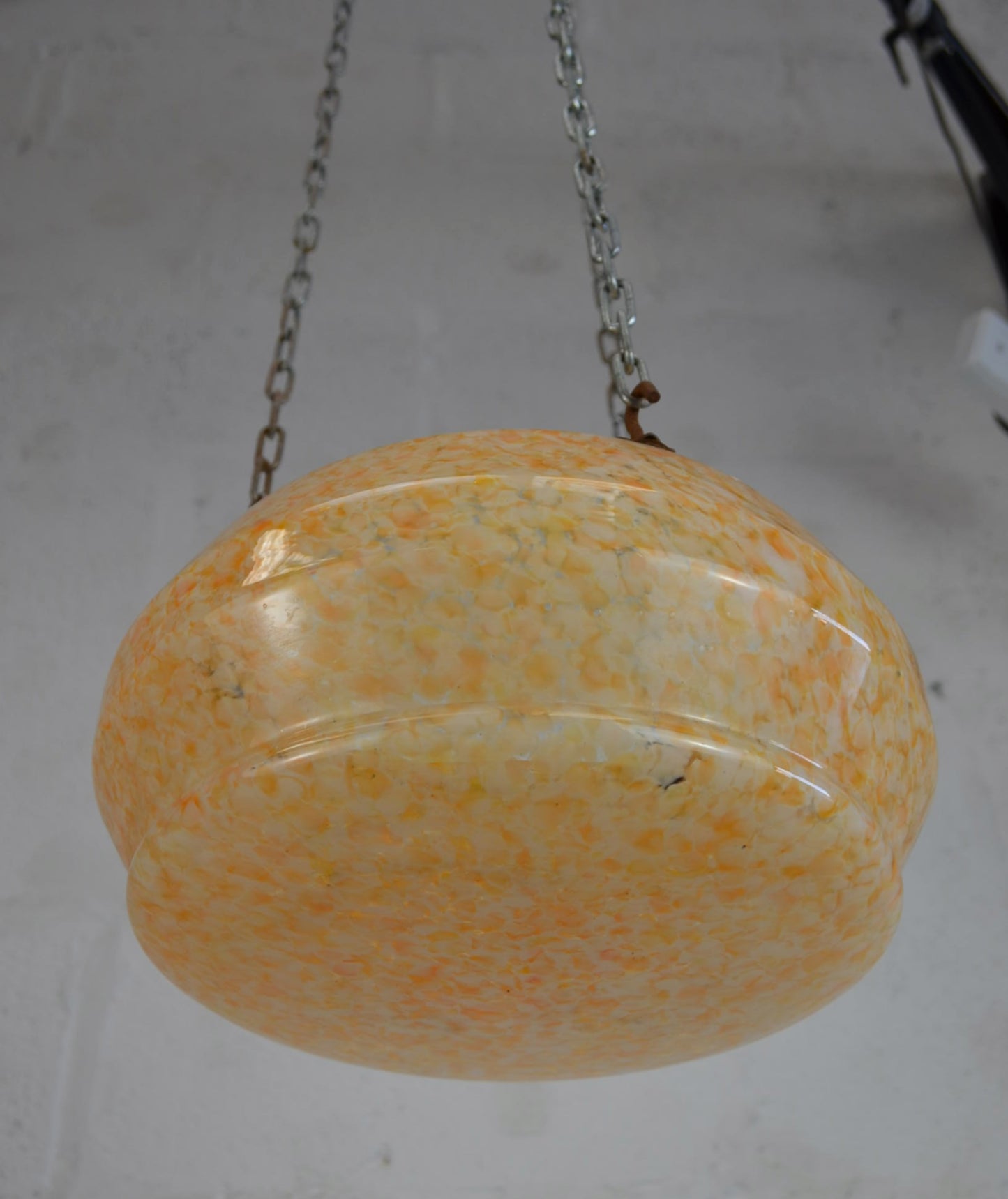Near Pair Of Vintage Ceiling Pendant Lights (fly catcher)