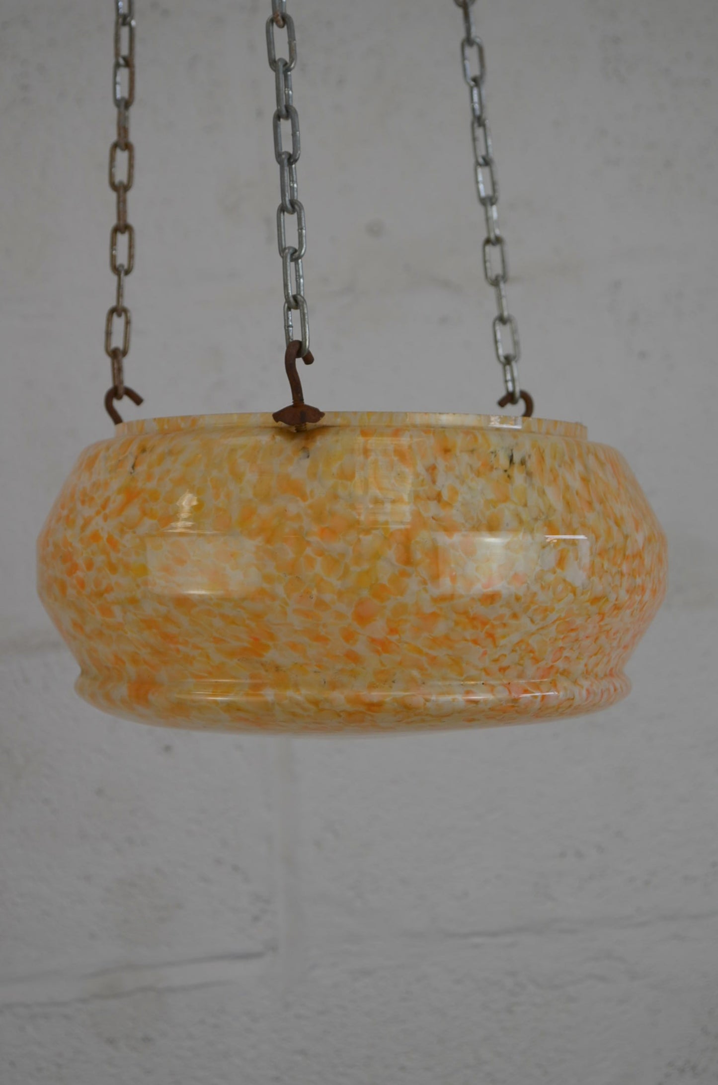 Near Pair Of Vintage Ceiling Pendant Lights (fly catcher)