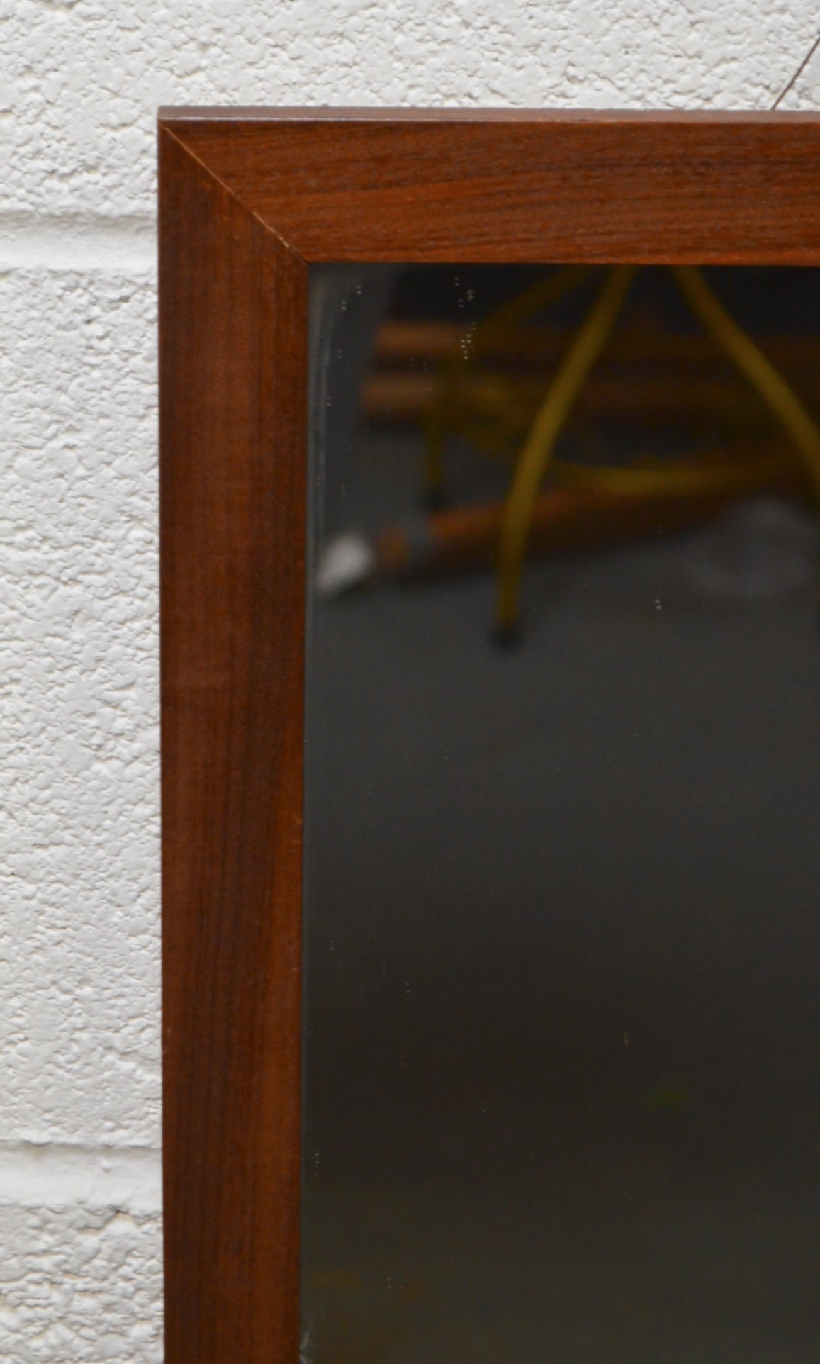 Vintage Teak Wall Mirror