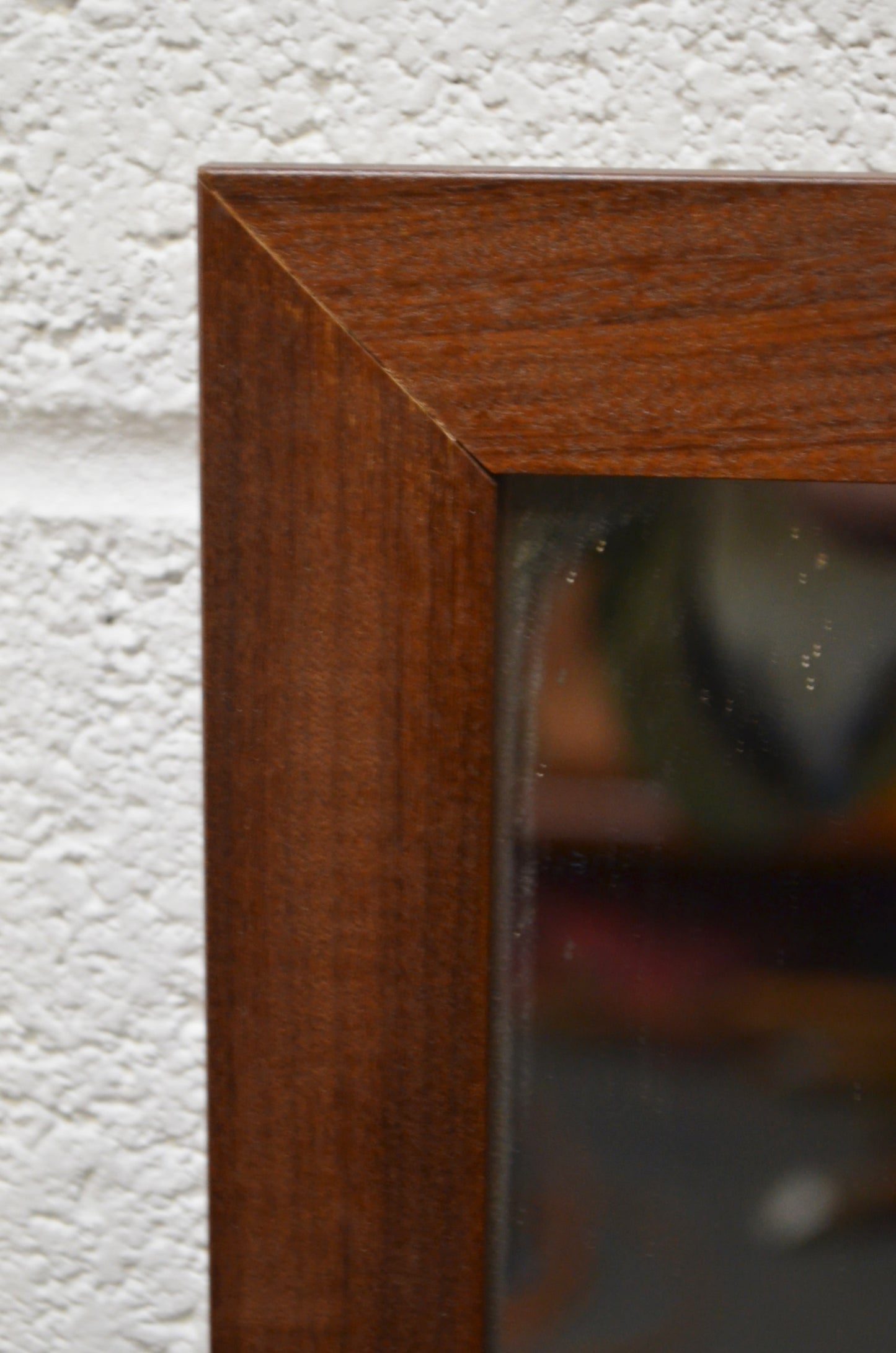 Vintage Teak Wall Mirror