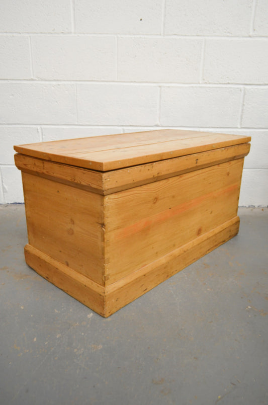 Victorian Pine Blanket Box