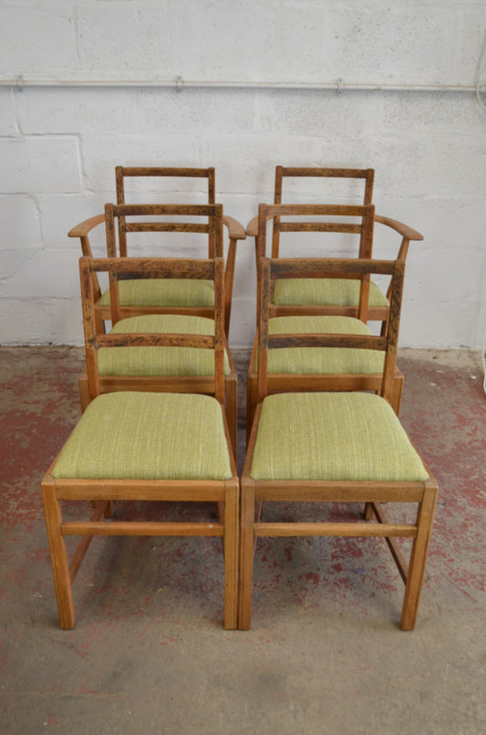 Set Of Six Vintage Ercol Dining Chairs (SAVE)