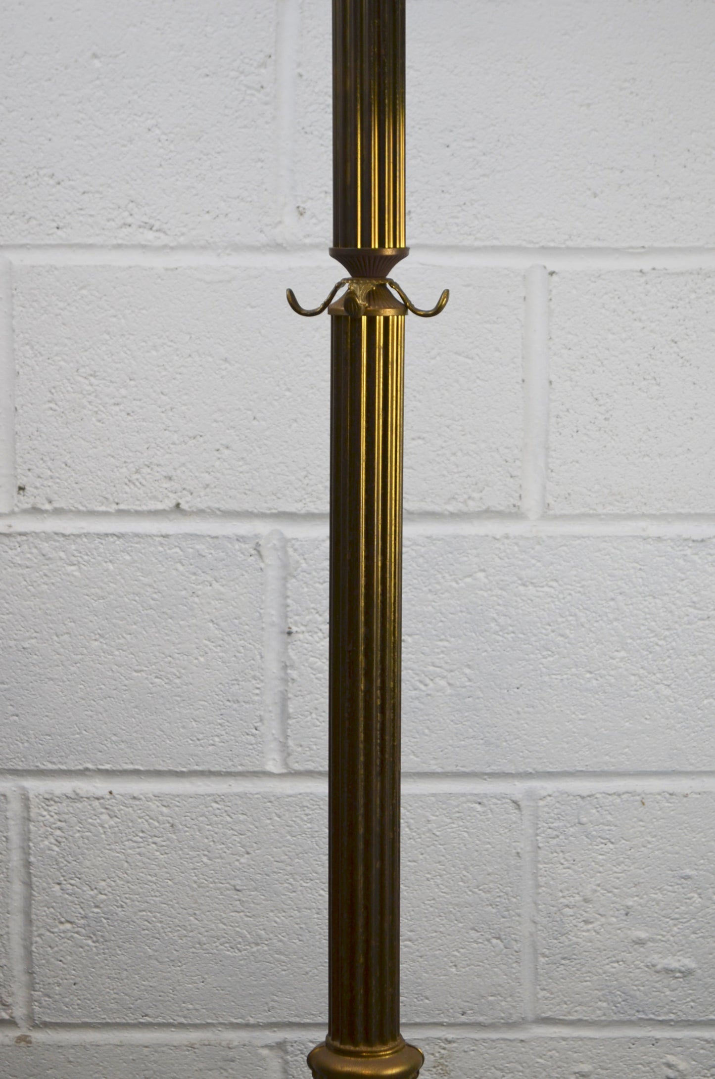 Vintage Ornate Brass Coat Stand