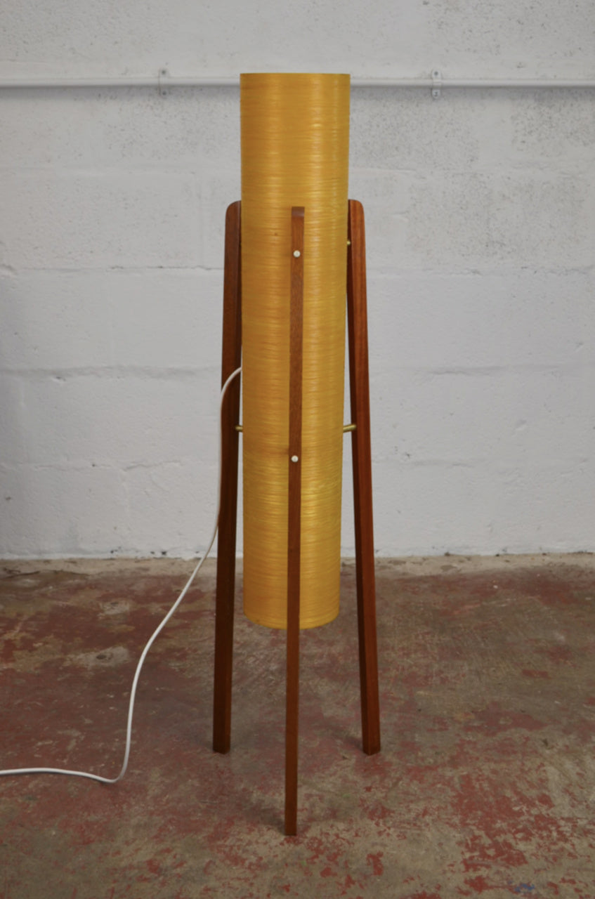 A Real Vintage Mid 20th Century 'Rocket' Tripod Floor Lamp