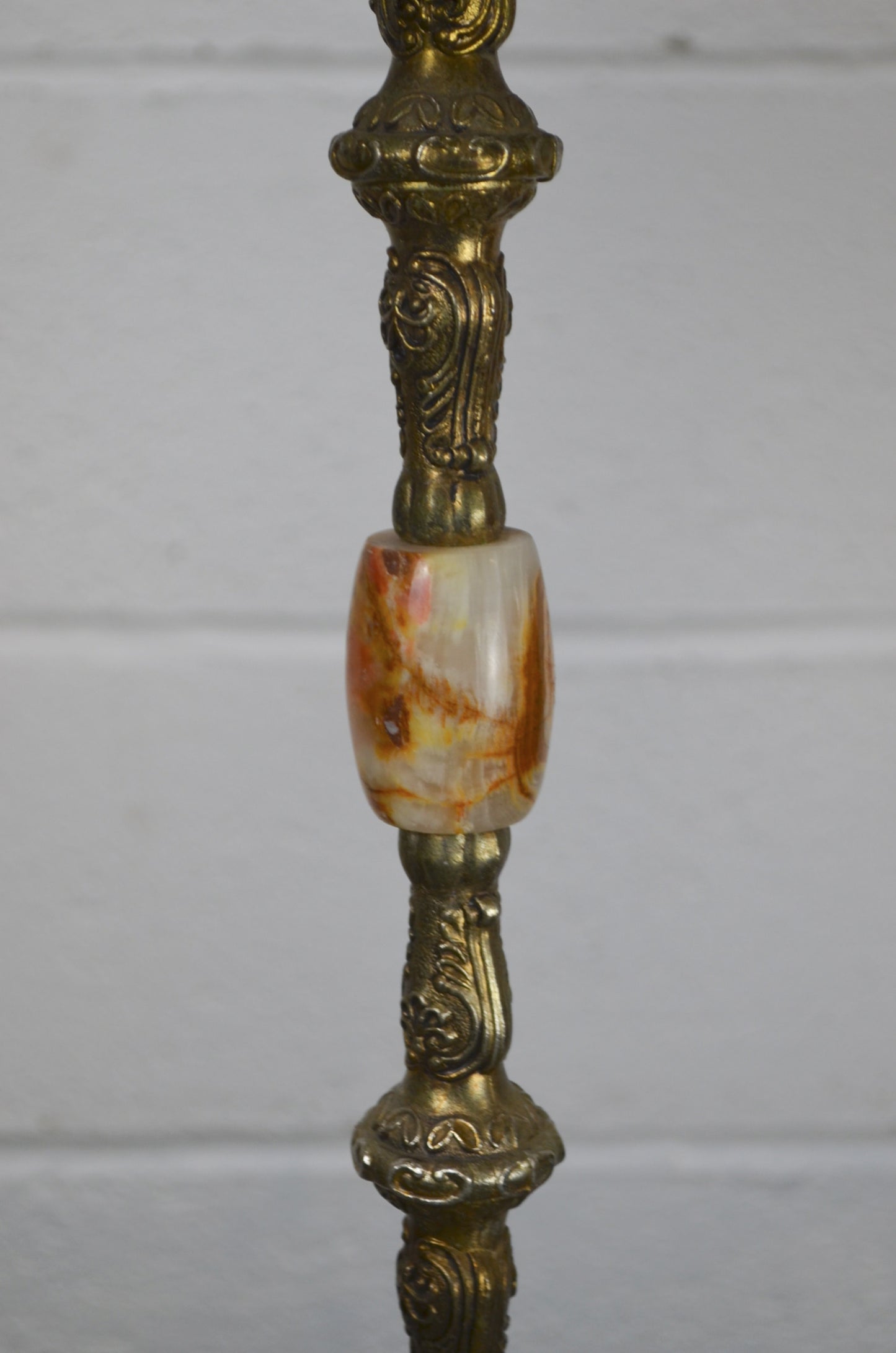 Mid Century Onyx Floor Lamp