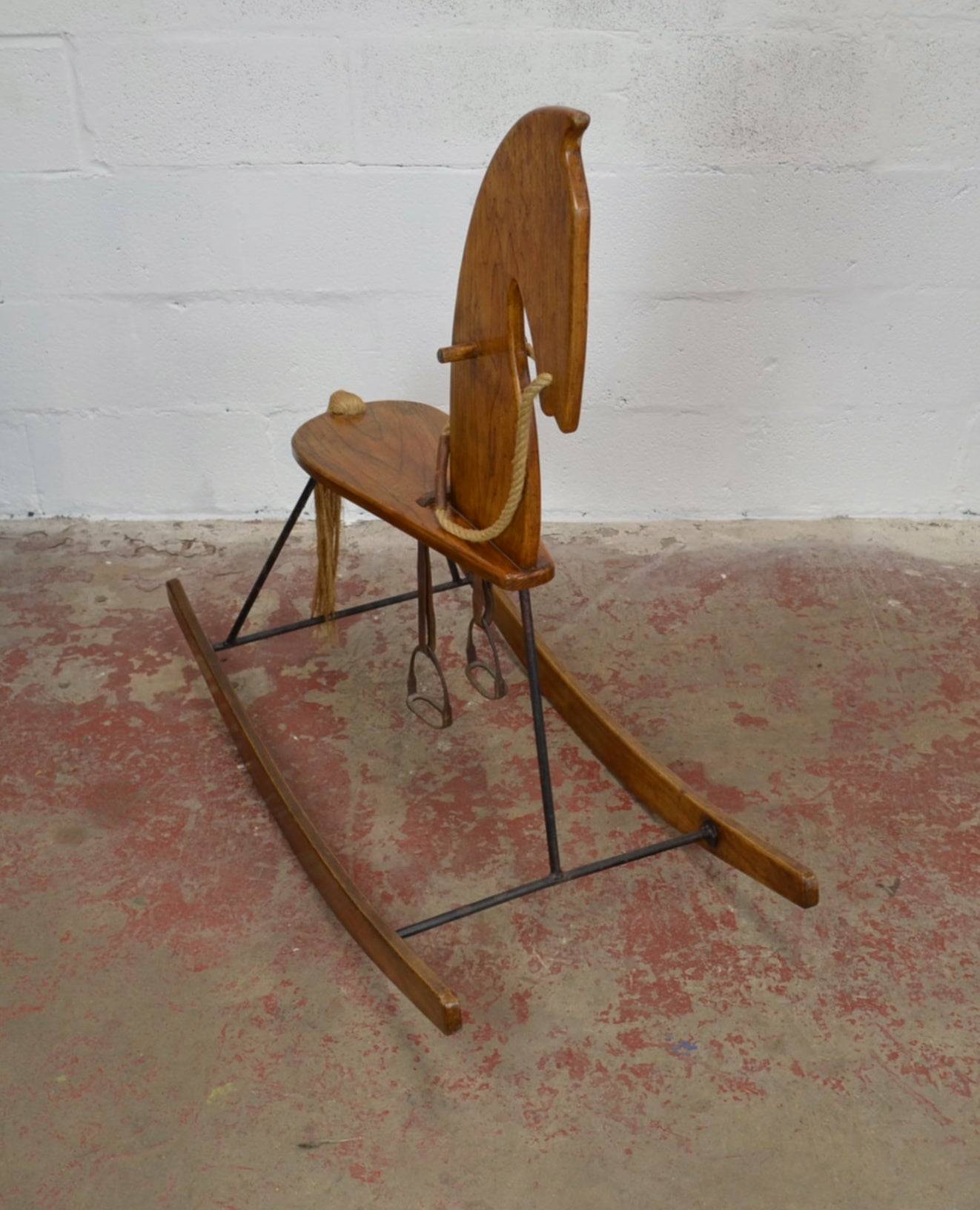Vintage Mid Century Rocking Horse