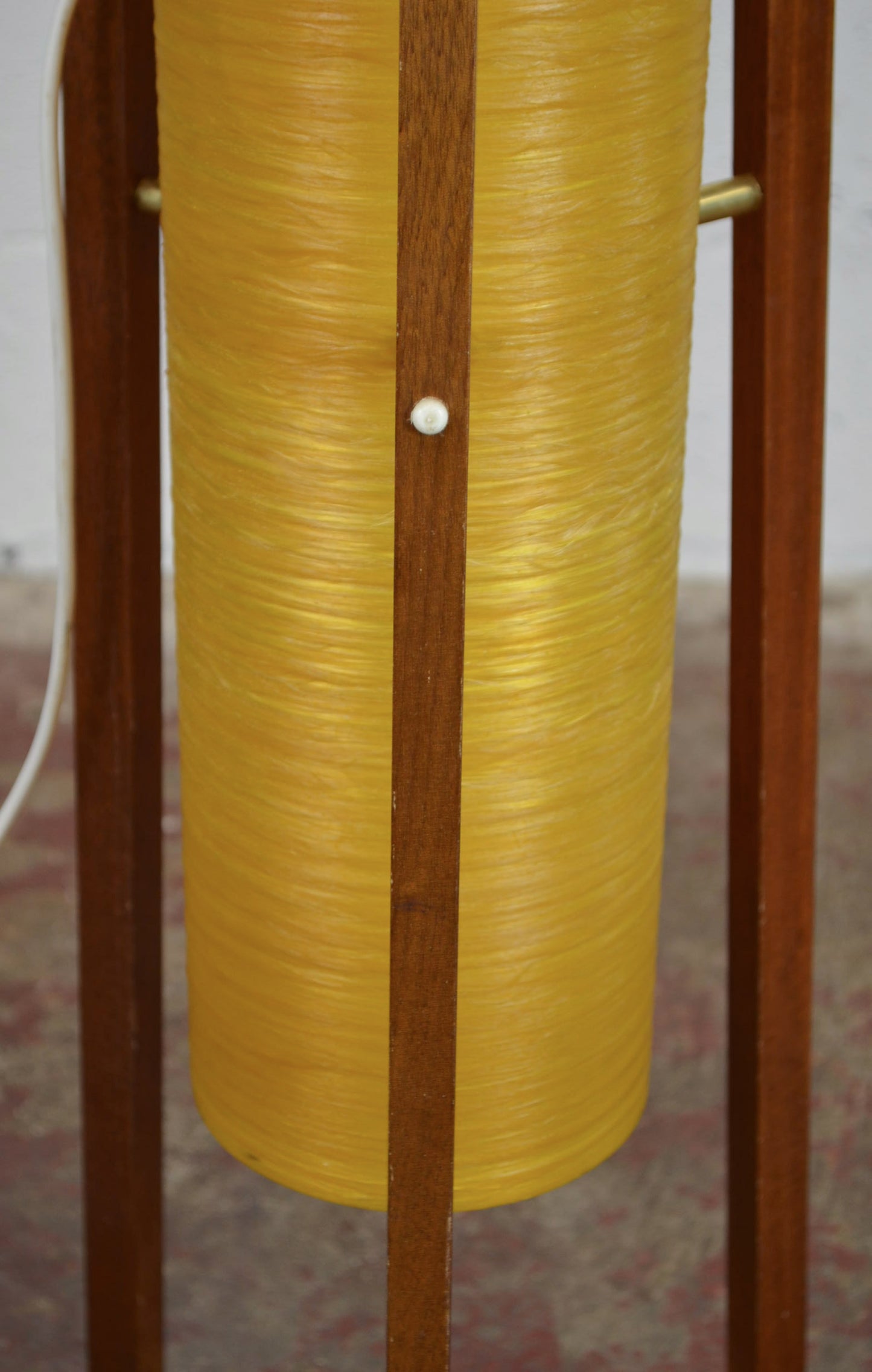 A Real Vintage Mid 20th Century 'Rocket' Tripod Floor Lamp