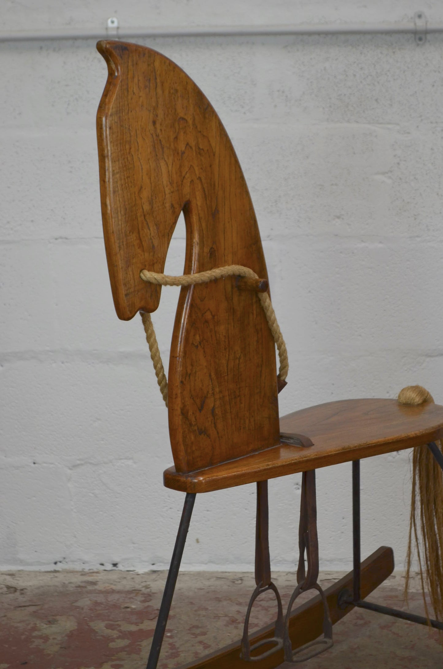 Vintage Mid Century Rocking Horse