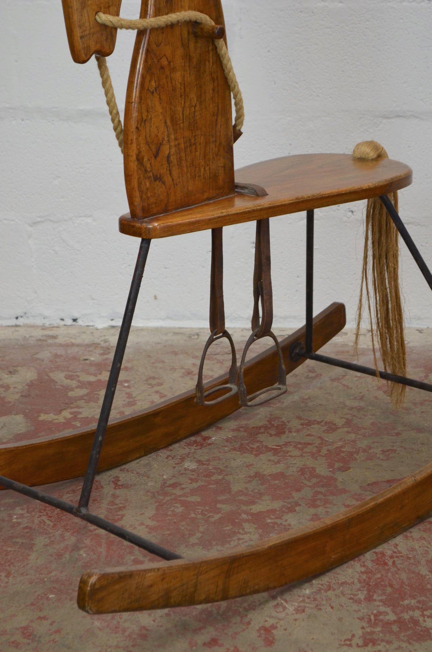 Vintage Mid Century Rocking Horse