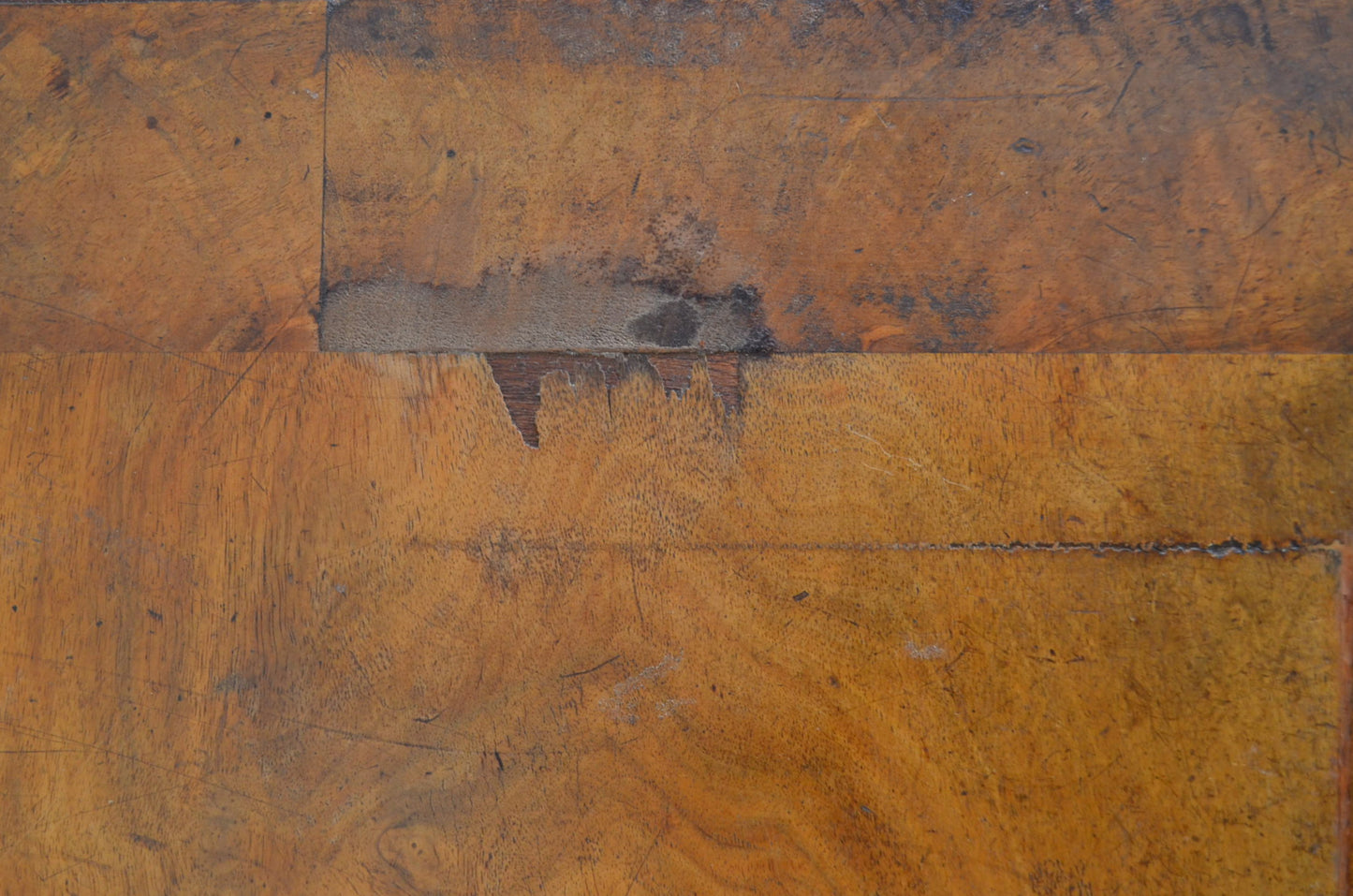 19th Century Walnut Kneehole Writing Table/Desk