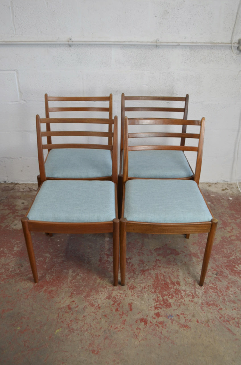 Vintage Set Of Four G-Plan Dining Chairs