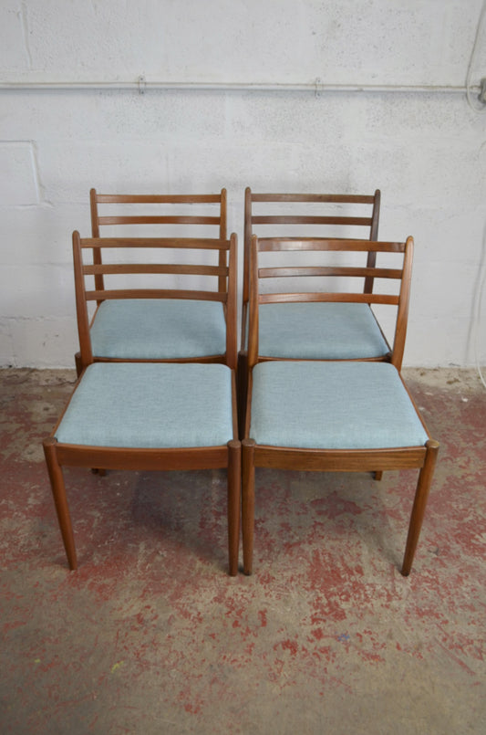 Vintage Set Of Four G-Plan Dining Chairs
