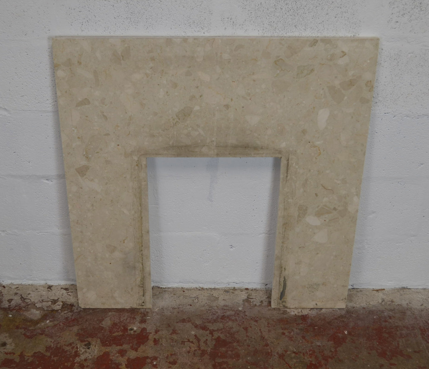A 20th Century Antique Style Fireplace Mantel & Surround