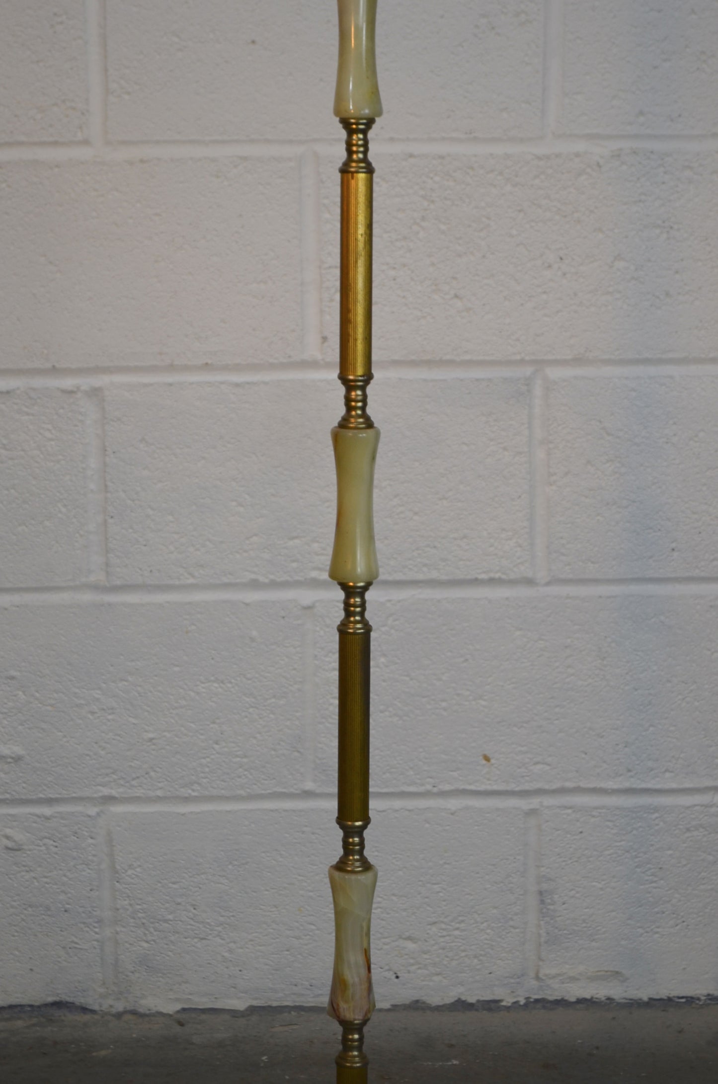 Antique Style Onyx Floor Lamp