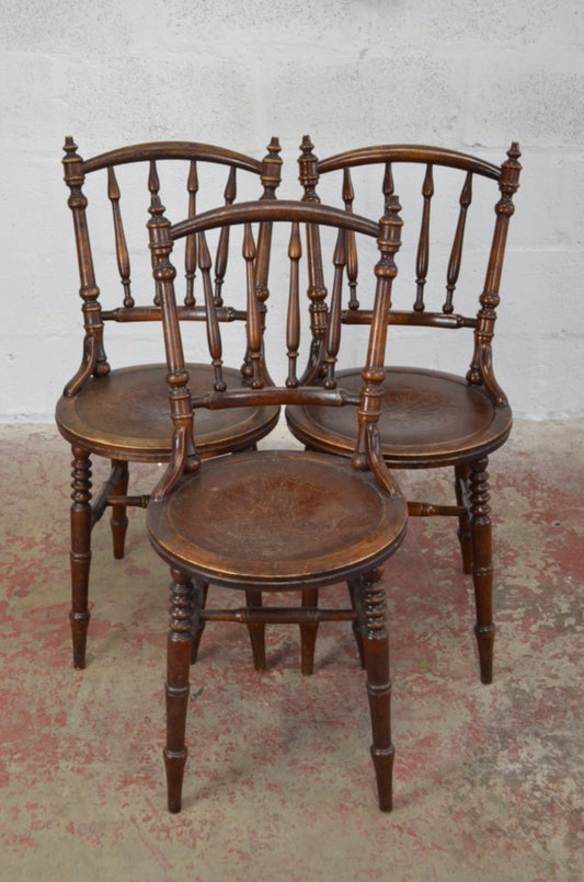 Vintage Fischel/Thonet Cafe Chair (Set Of Three)