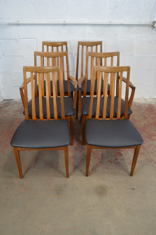 Set Of Six G-Plan Fresco Dining Table Chairs
