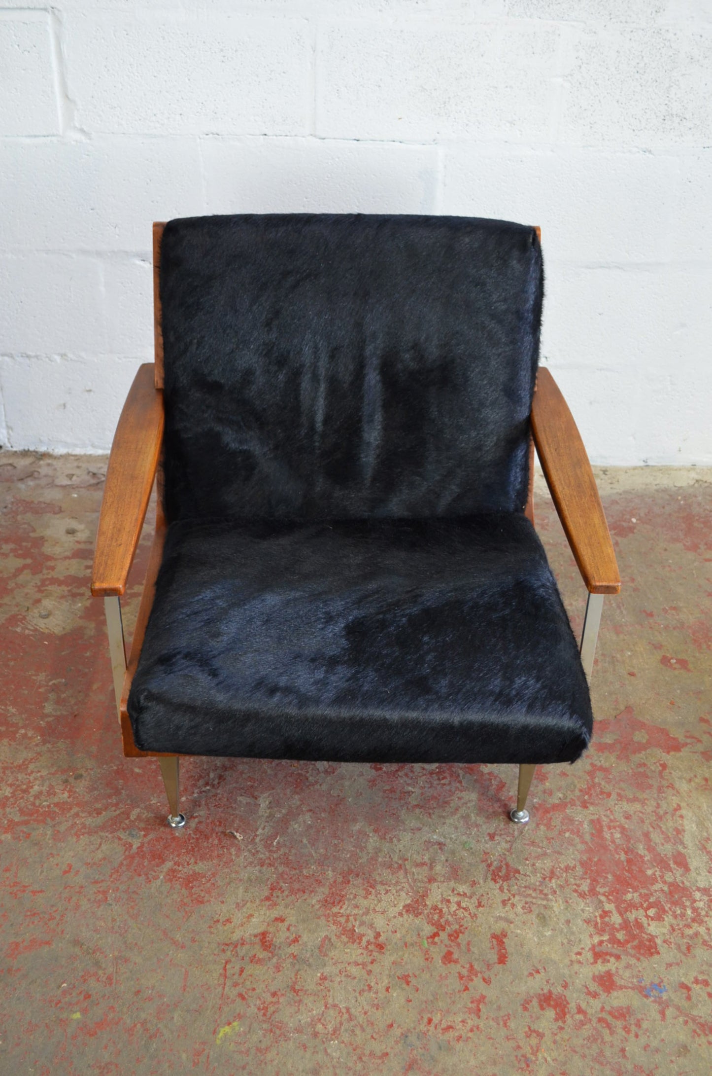 A Vintage Mid 20th Century Danish Easy Lounge Armchair