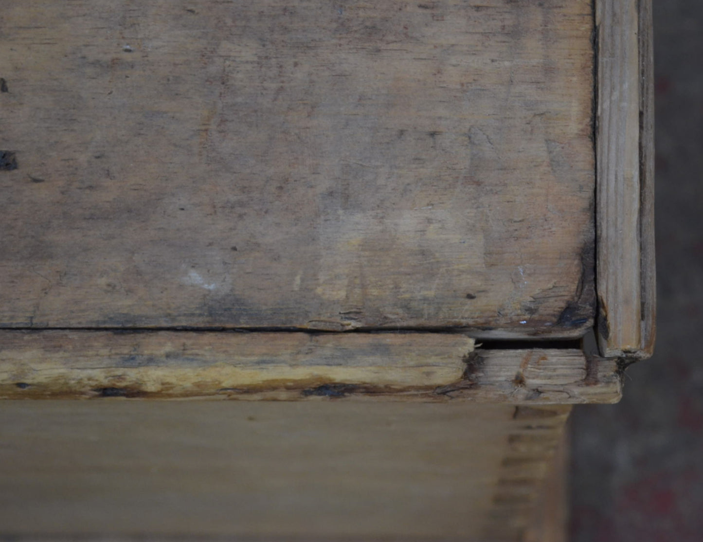 Antique Stripped Pine Blanket Box Storage
