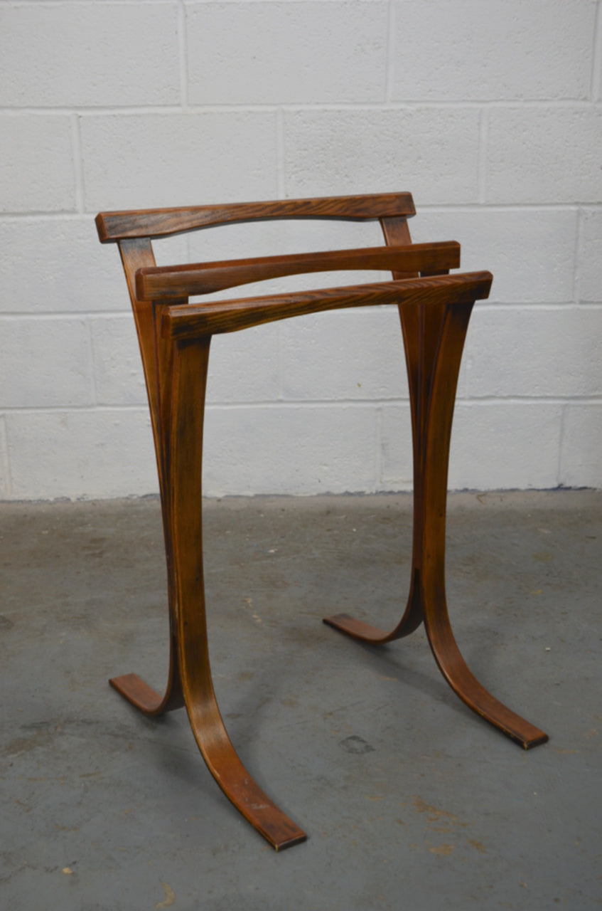 Vintage 20th Century Towel Rail - Oak
