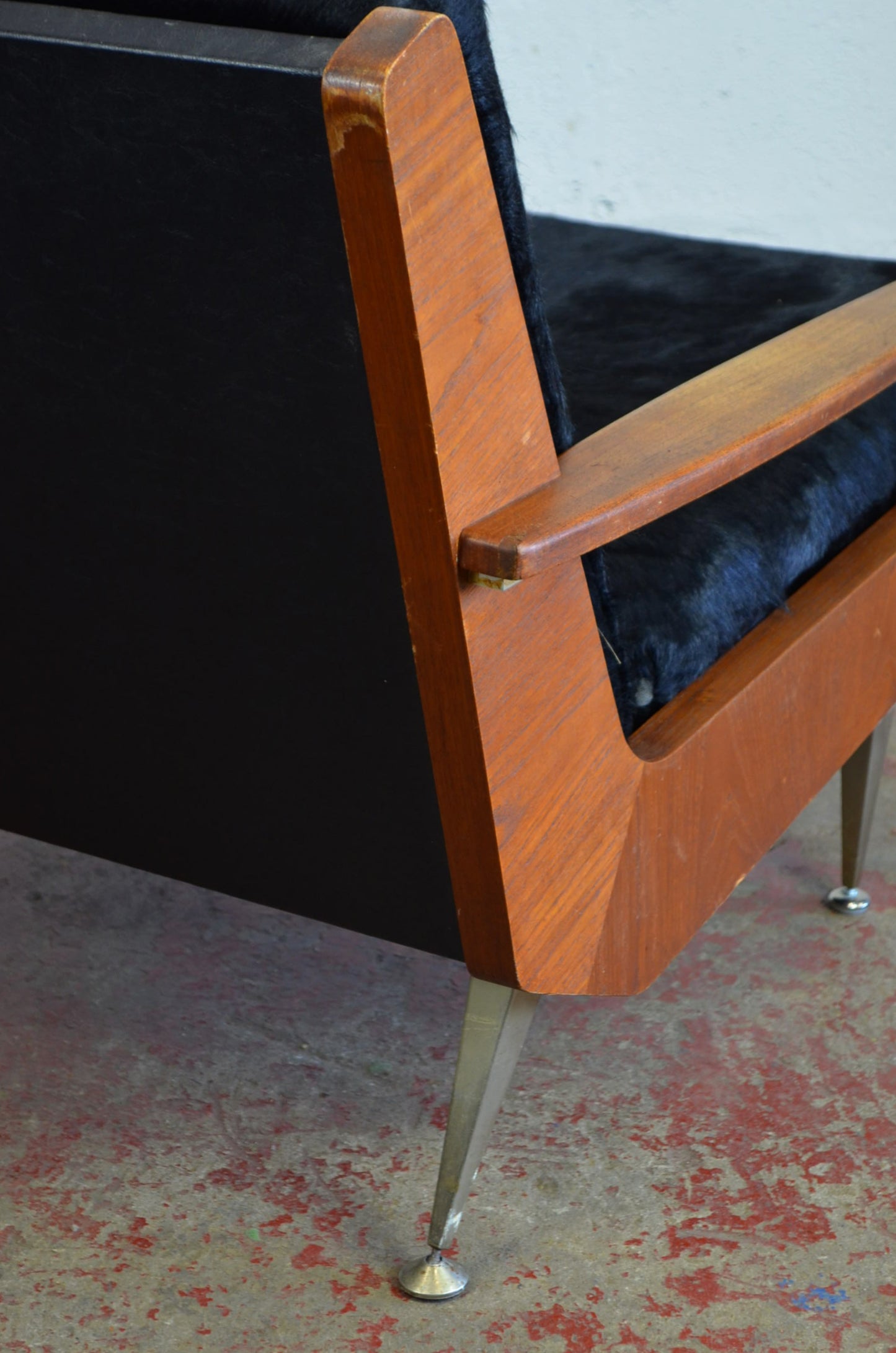 A Vintage Mid 20th Century Danish Easy Lounge Armchair