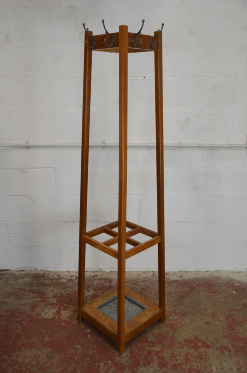 Vintage Industrial Coat & Umbrella Stand