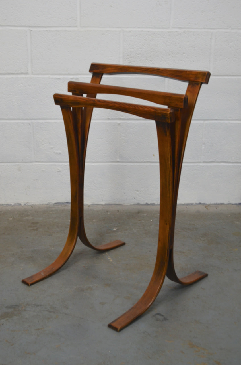 Vintage 20th Century Towel Rail - Oak