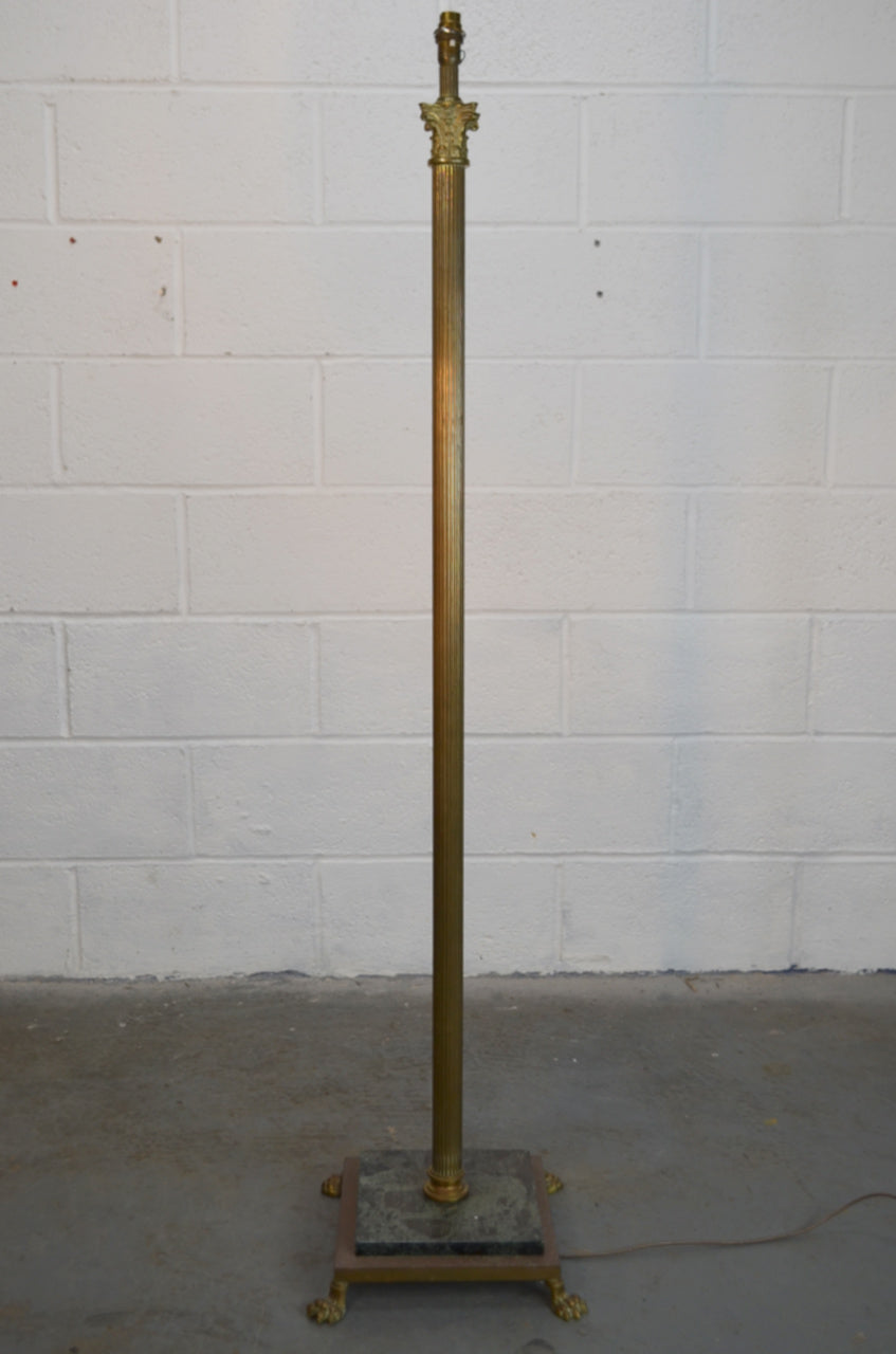 Antique Style Brass Floor Lamp