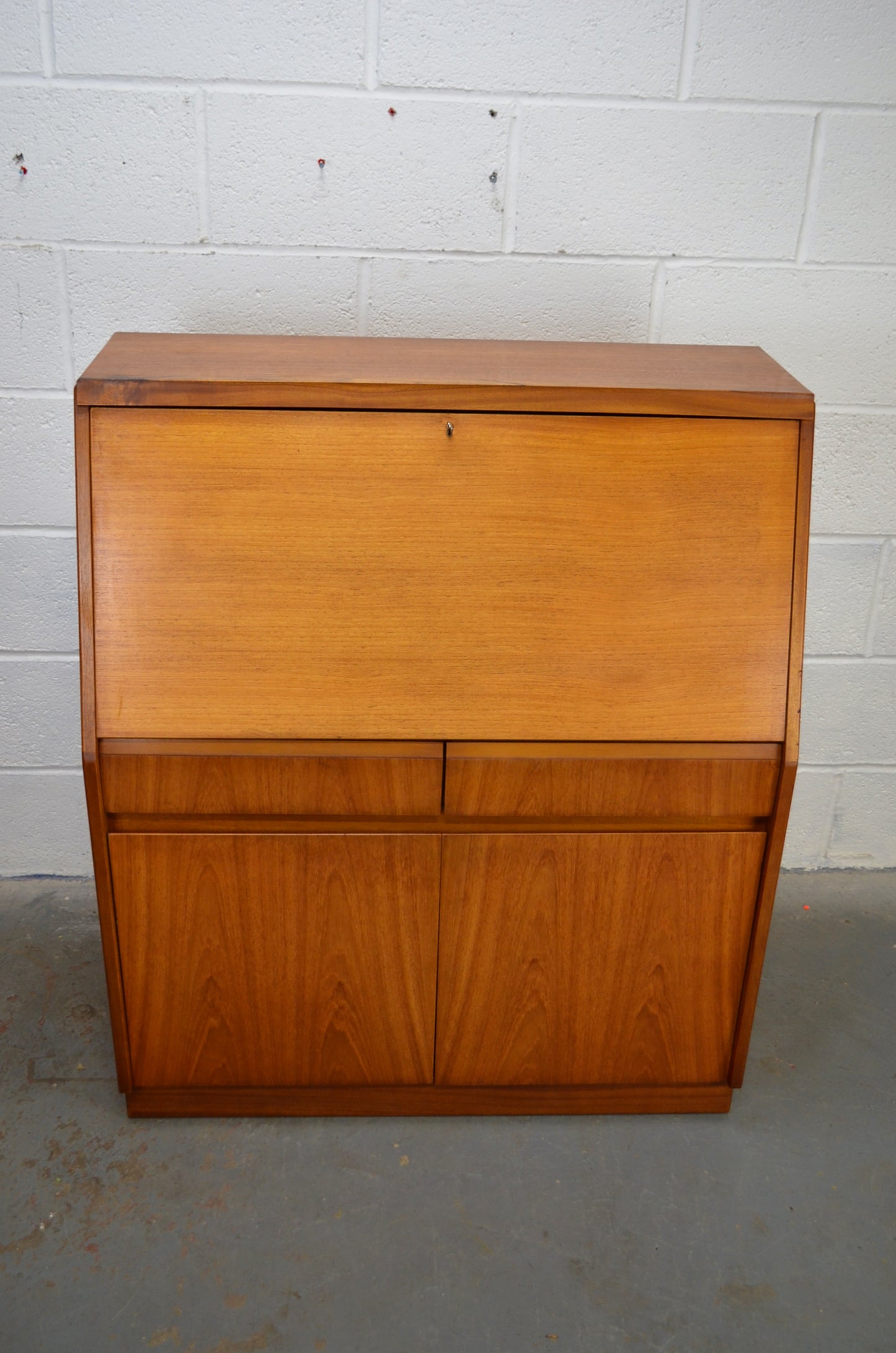 Vintage Teak Bureau