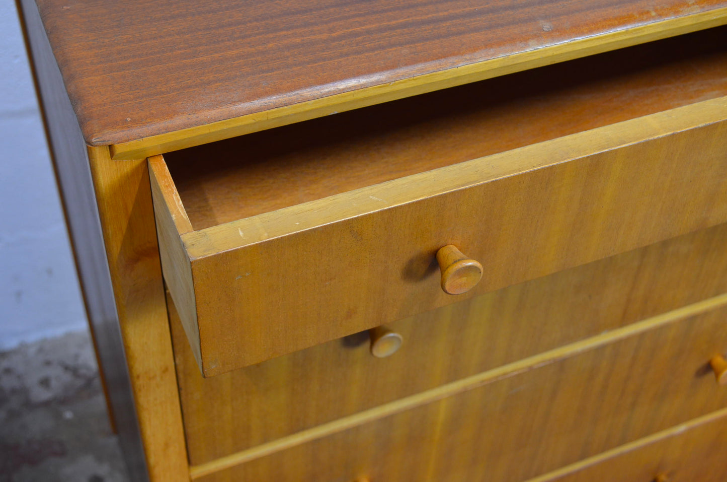 Vintage Mid Century Chest of Drawers Designed By C.W.S