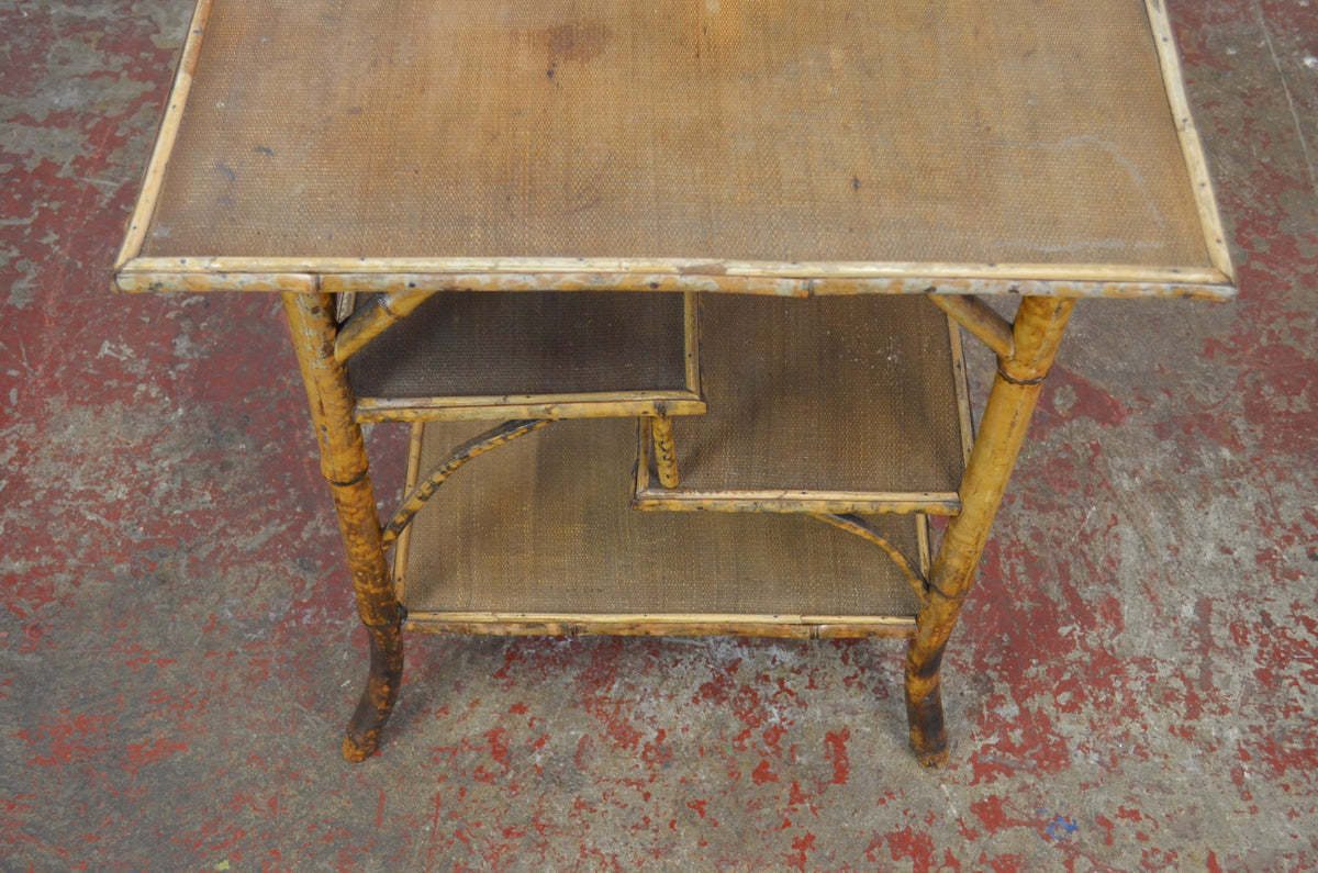 Antique Aesthetic Movement Bamboo Side Table