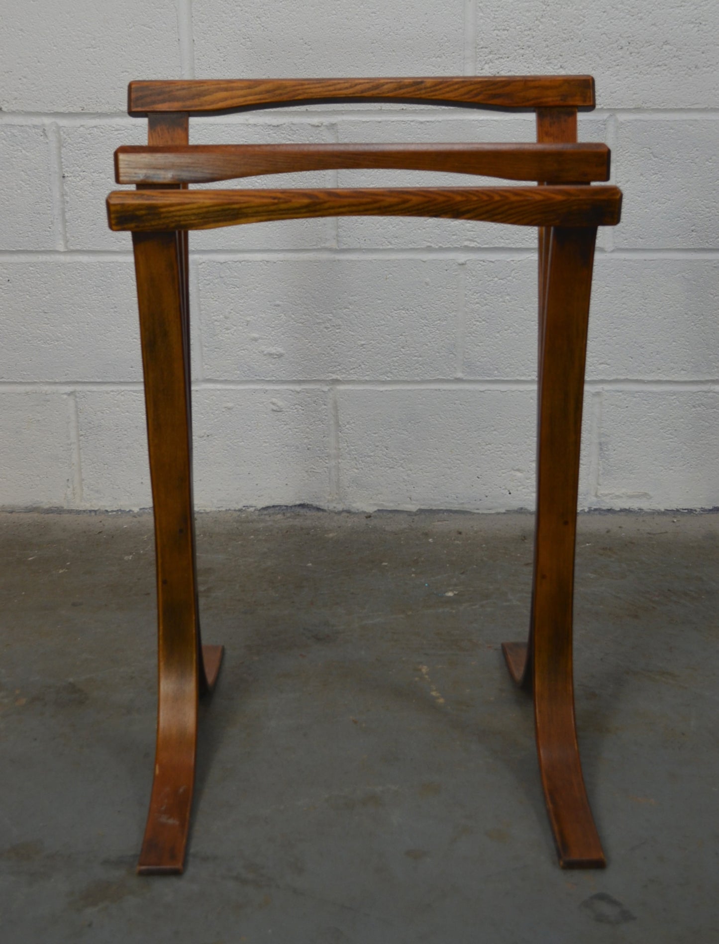 Vintage 20th Century Towel Rail - Oak