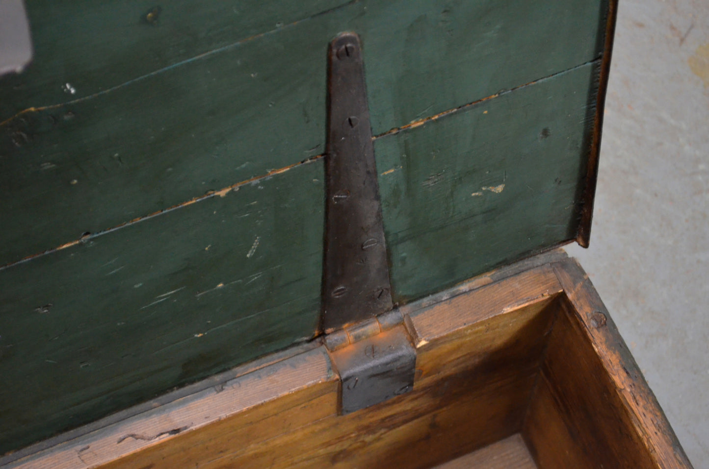 Antique Pine Blanket Box