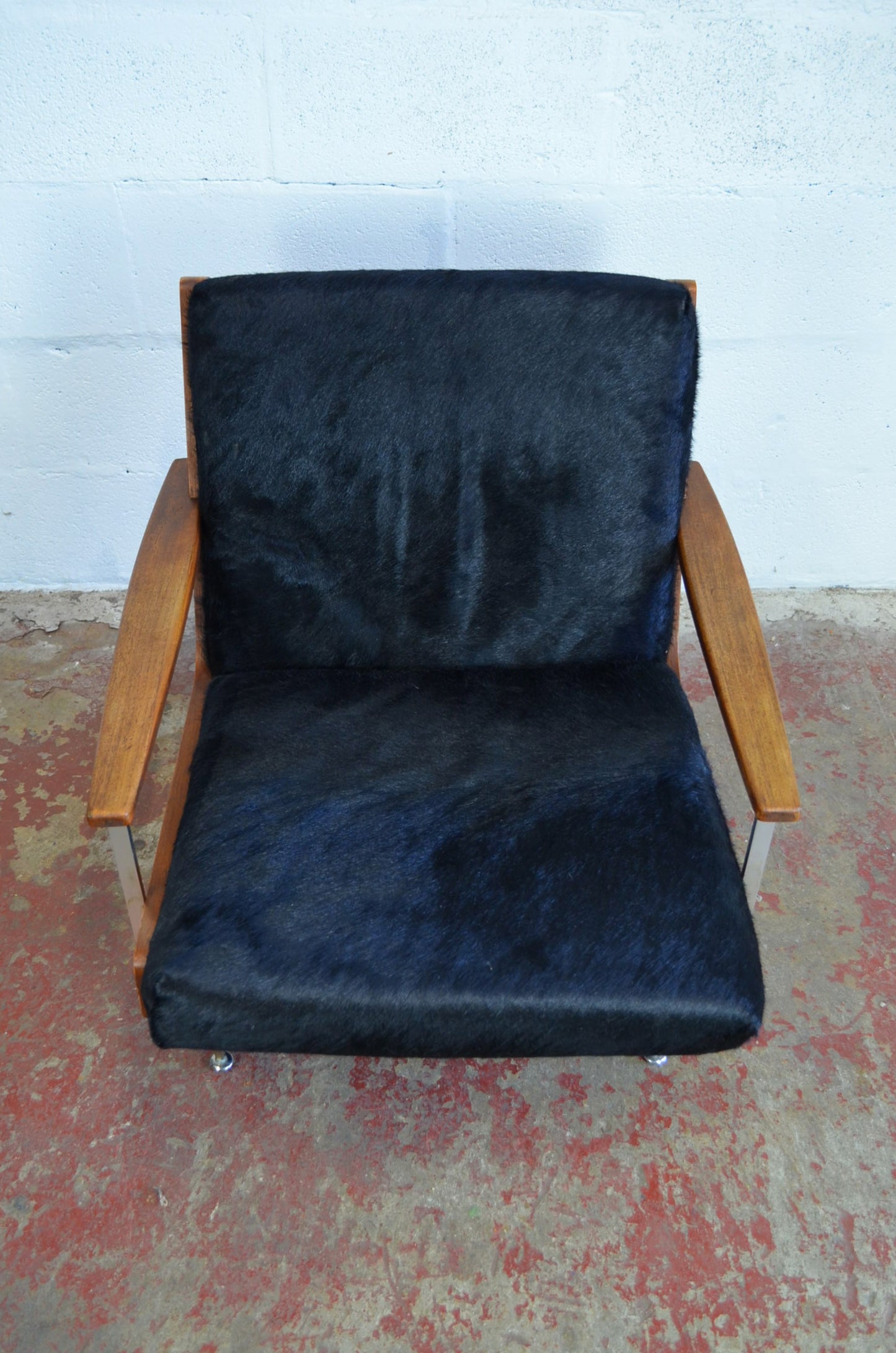 A Vintage Mid 20th Century Danish Easy Lounge Armchair