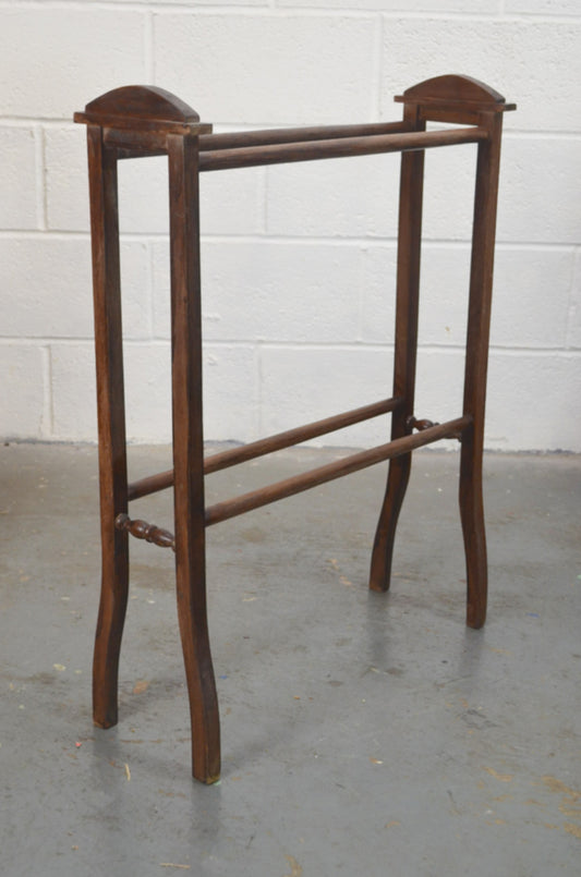 Antique Mahogany Towel Rail