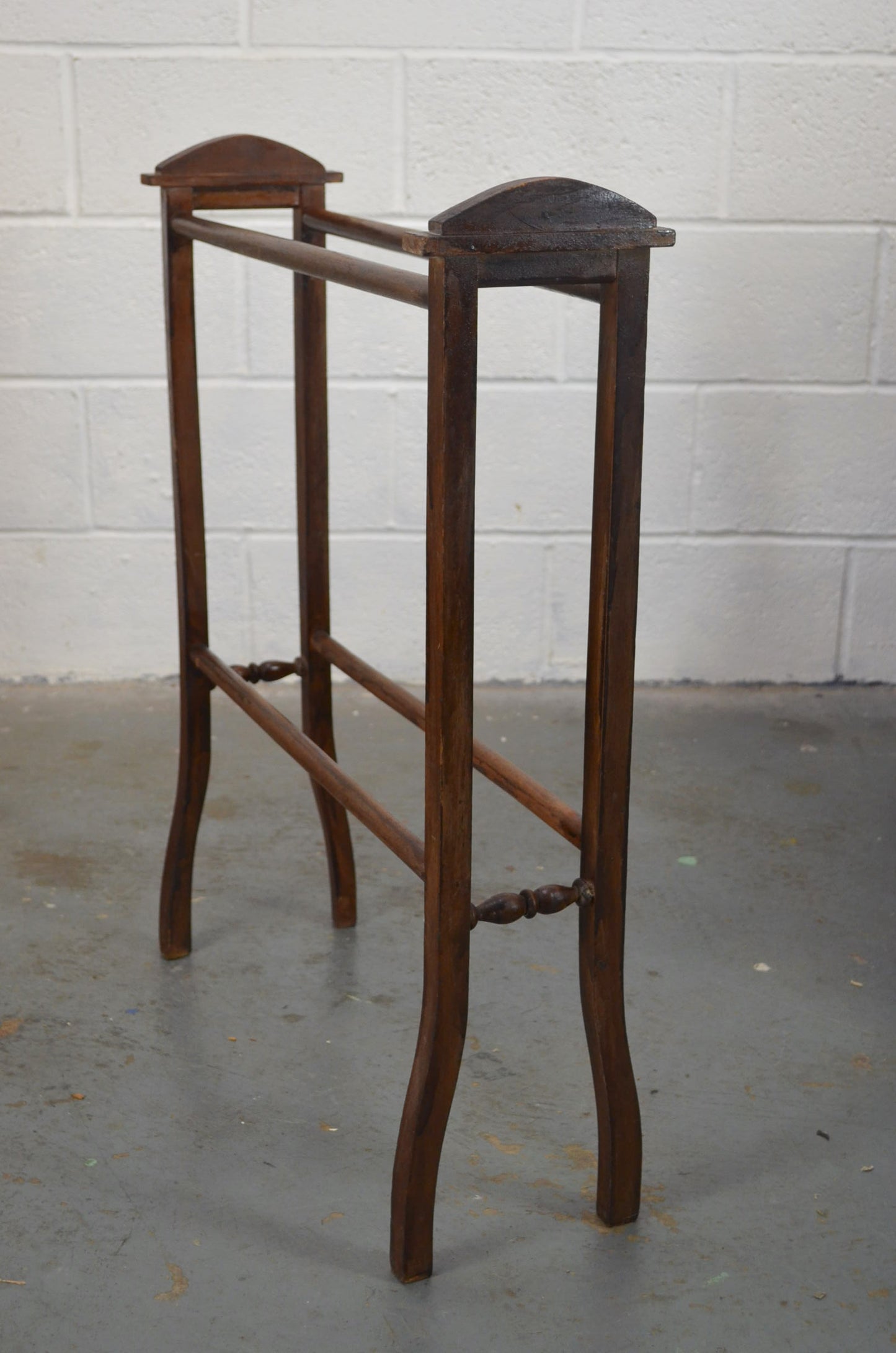 Antique Mahogany Towel Rail