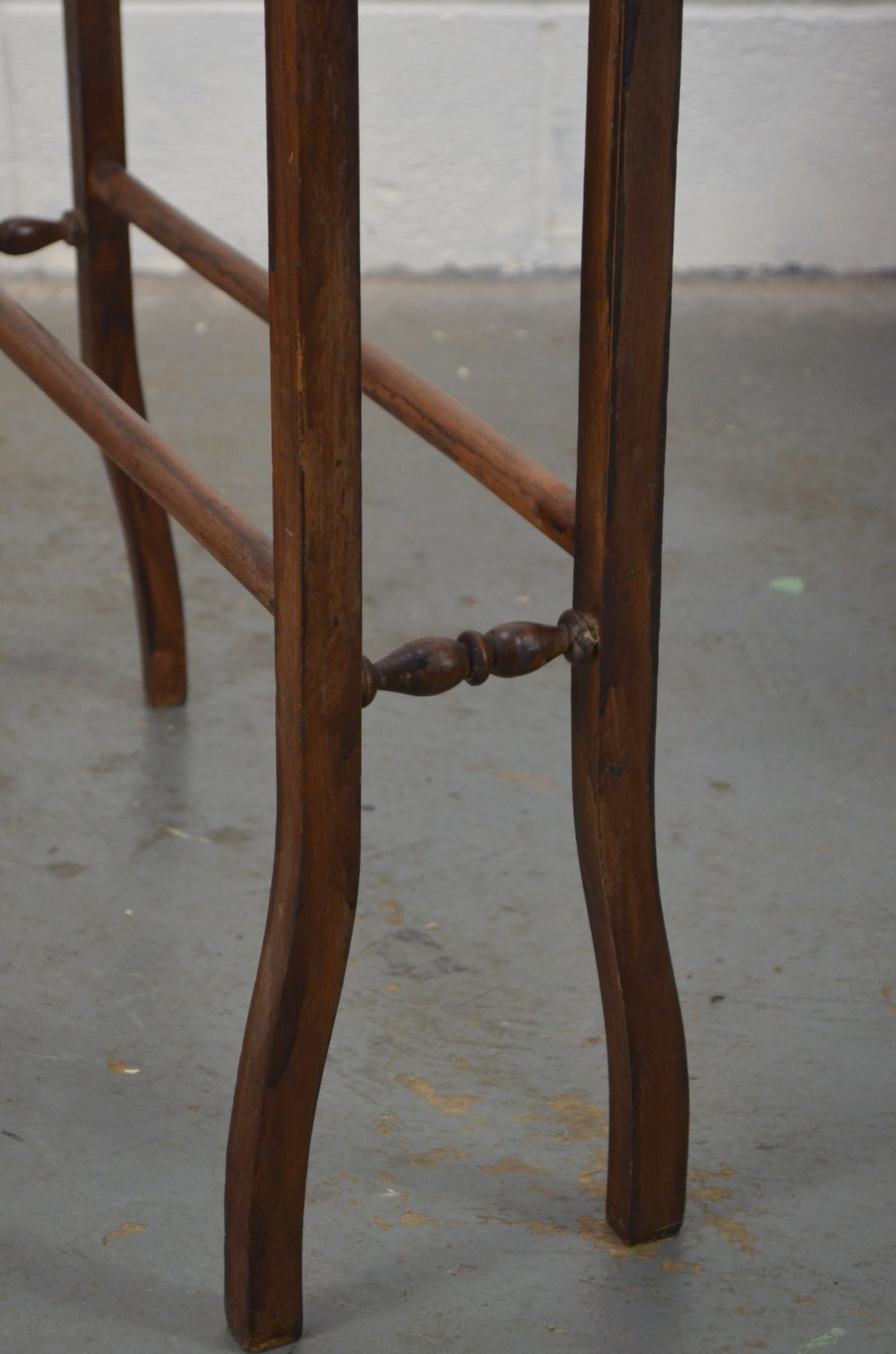 Antique Mahogany Towel Rail