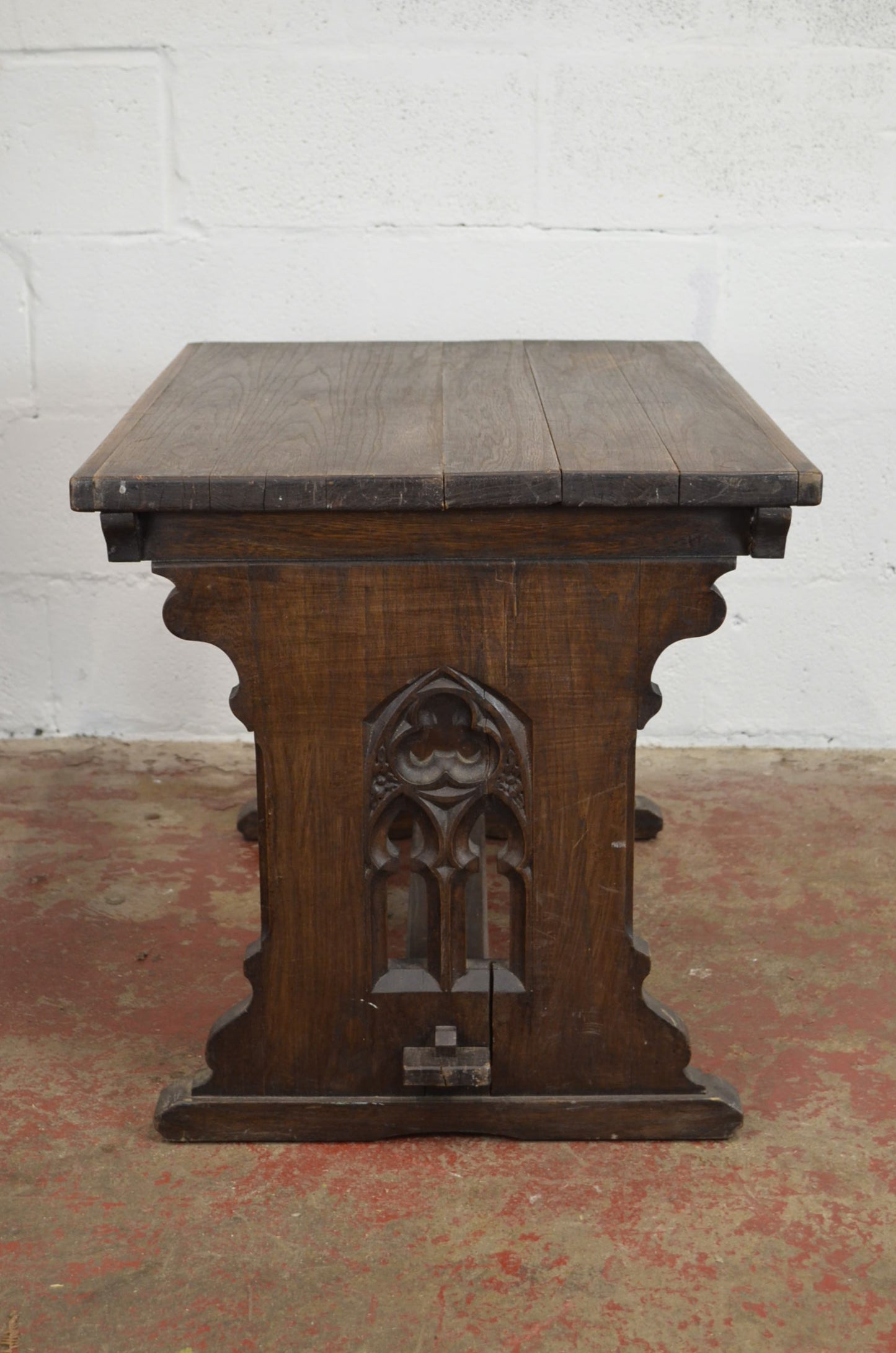 Antique Gothic Style Occasional Side Table