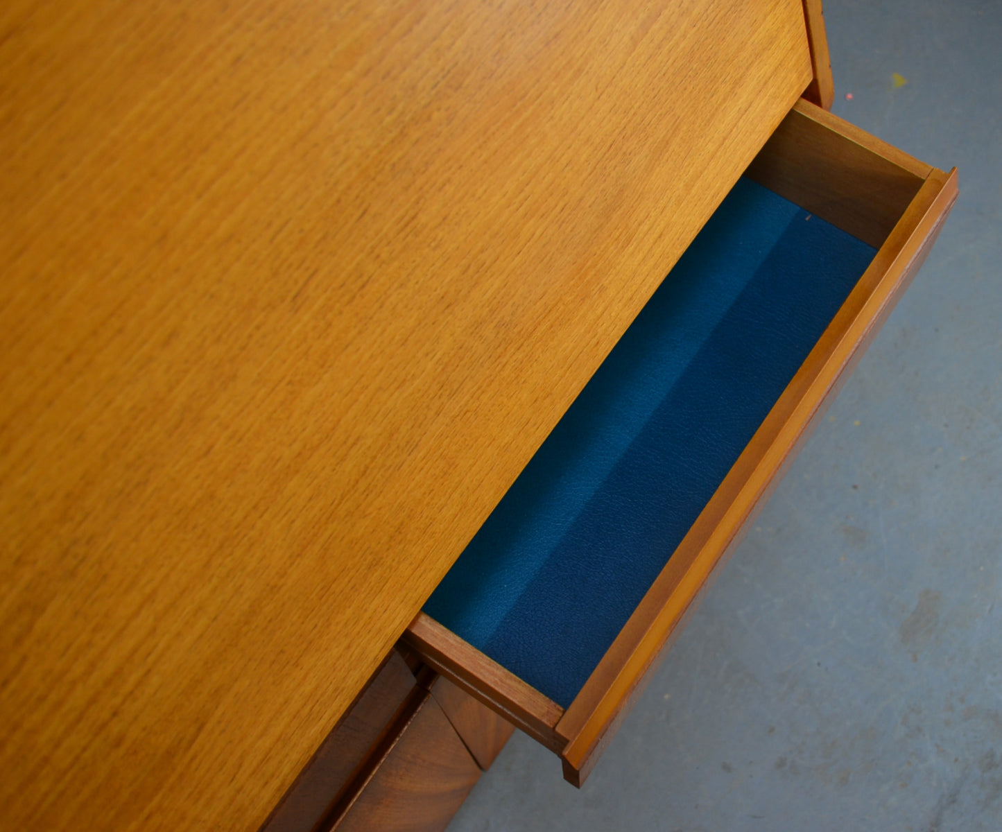 Vintage Teak Bureau