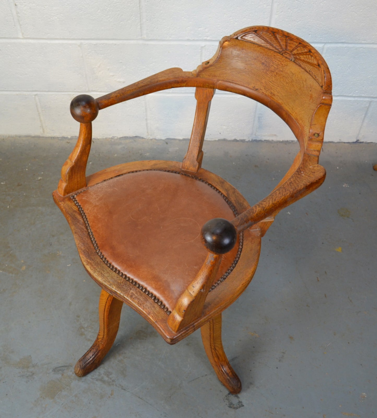 Early 20th Century Desk Chair (reserved Ross - Graven)