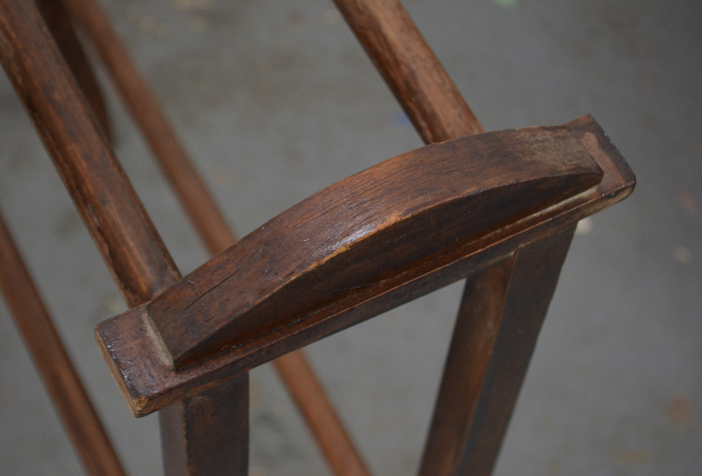 Antique Mahogany Towel Rail