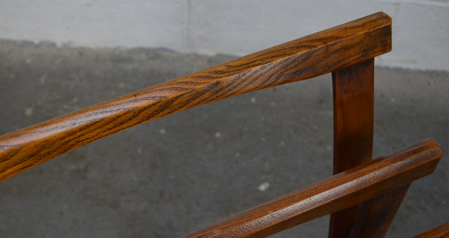 Vintage 20th Century Towel Rail - Oak