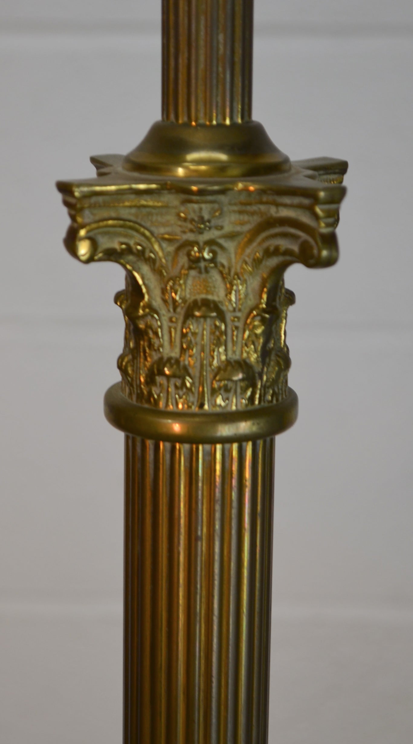 Antique Style Brass Floor Lamp