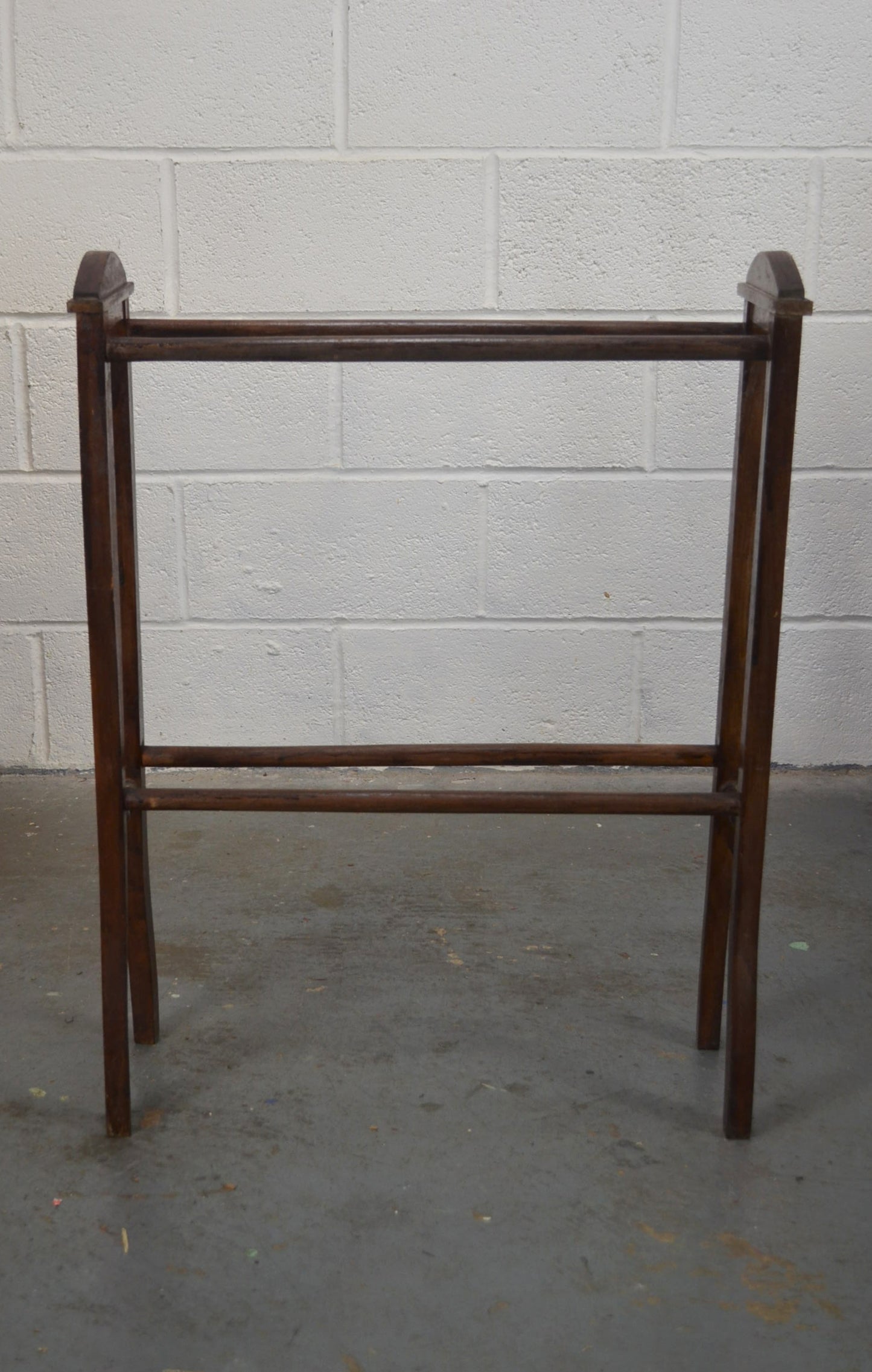 Antique Mahogany Towel Rail