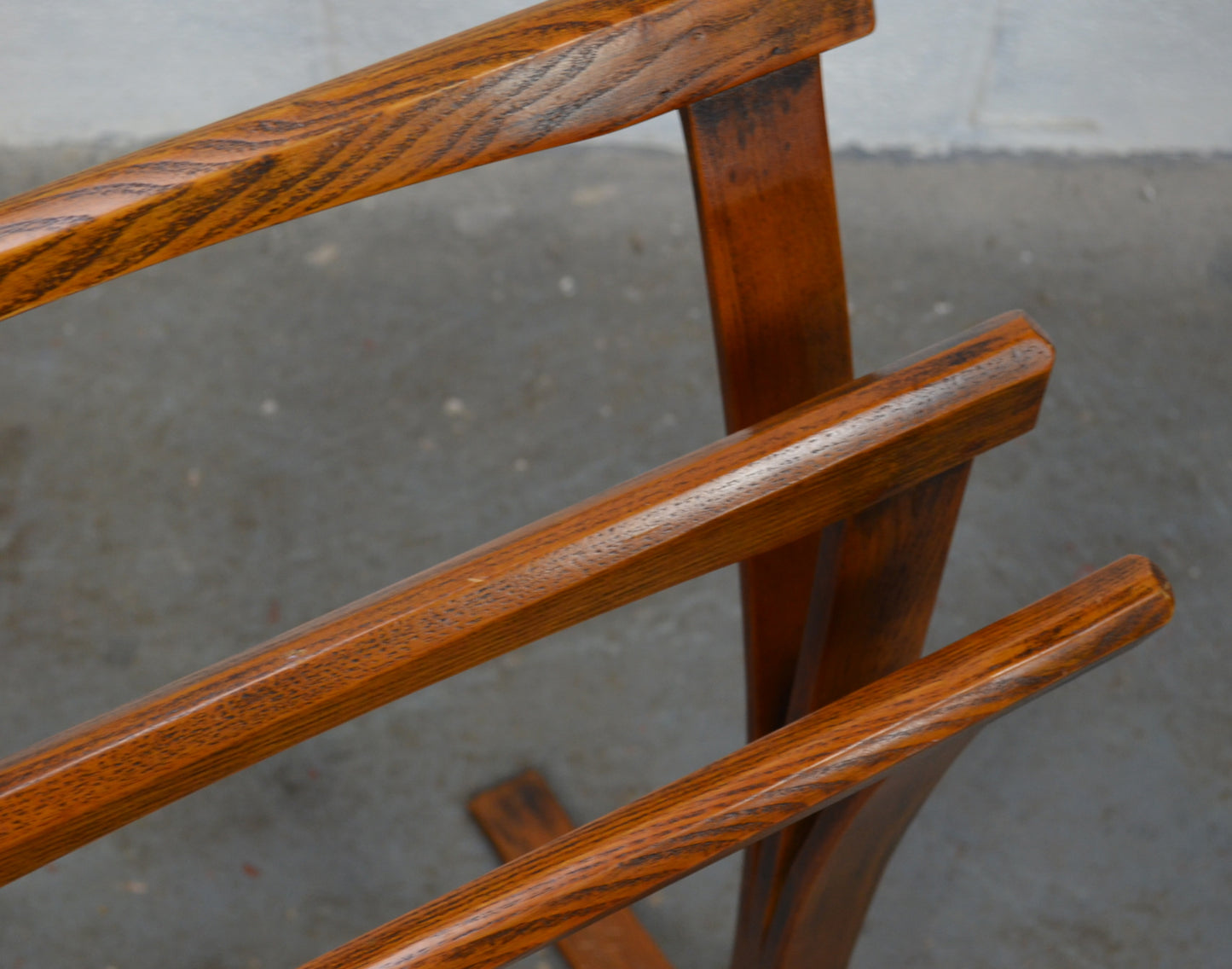 Vintage 20th Century Towel Rail - Oak