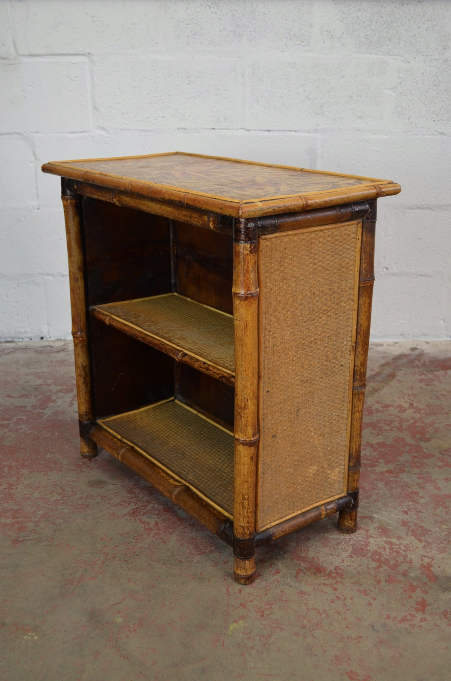 Antique Aesthetic Movement Bamboo Bookcase